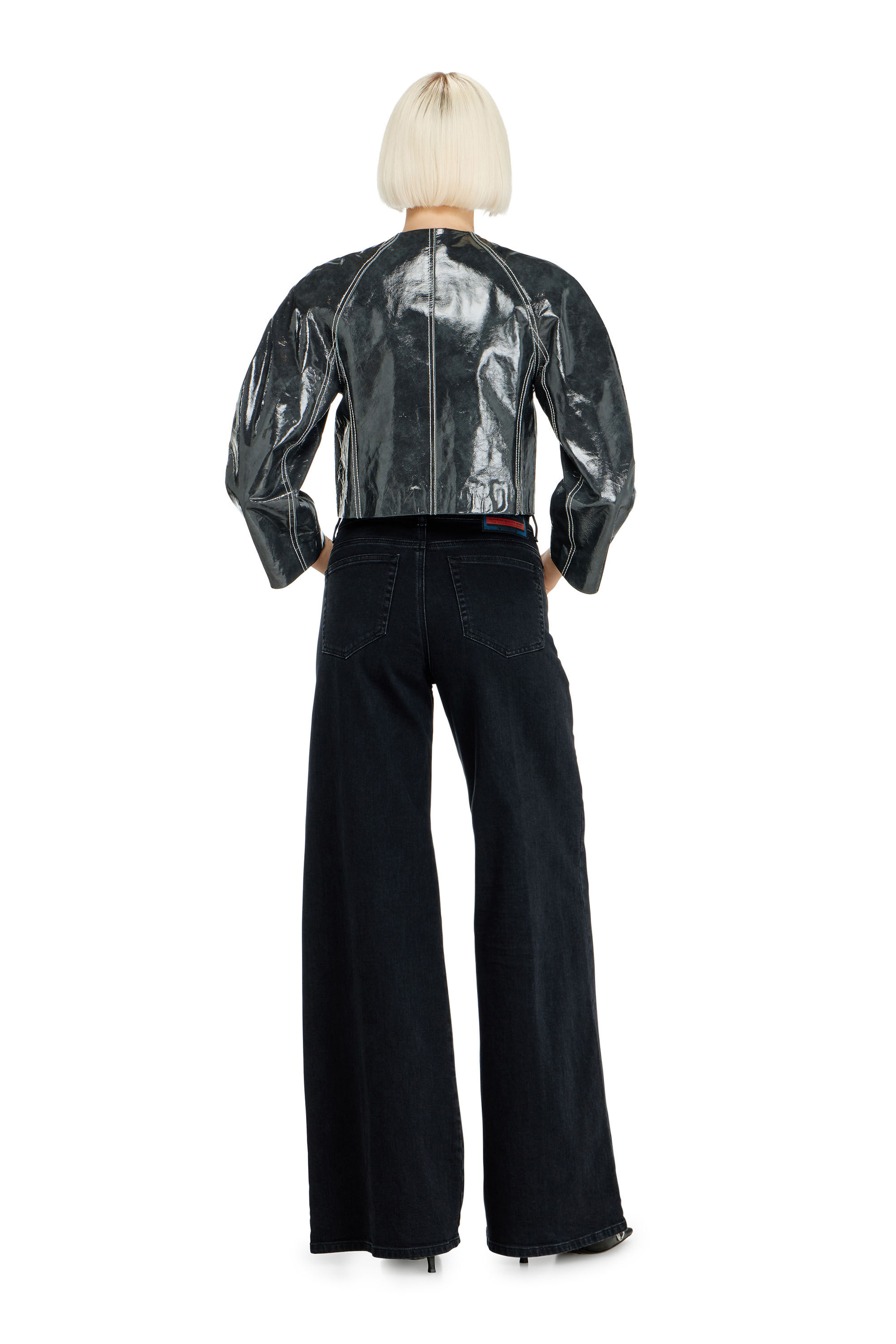 Women's Flare Jeans | Black/Dark grey | Diesel 1978 D-Akemi