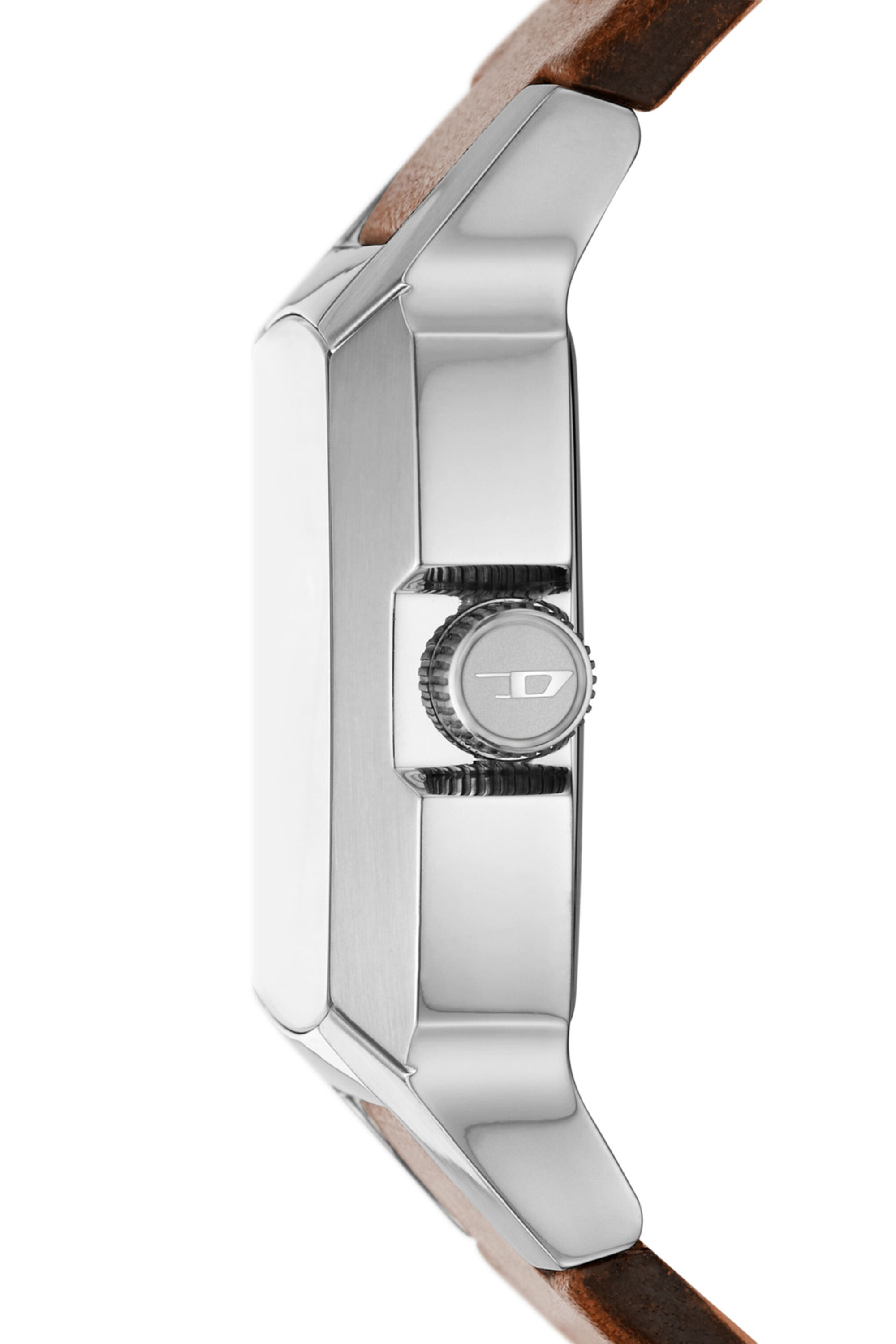 DZ1999: Cliffhanger Brown Leather Watch | Diesel
