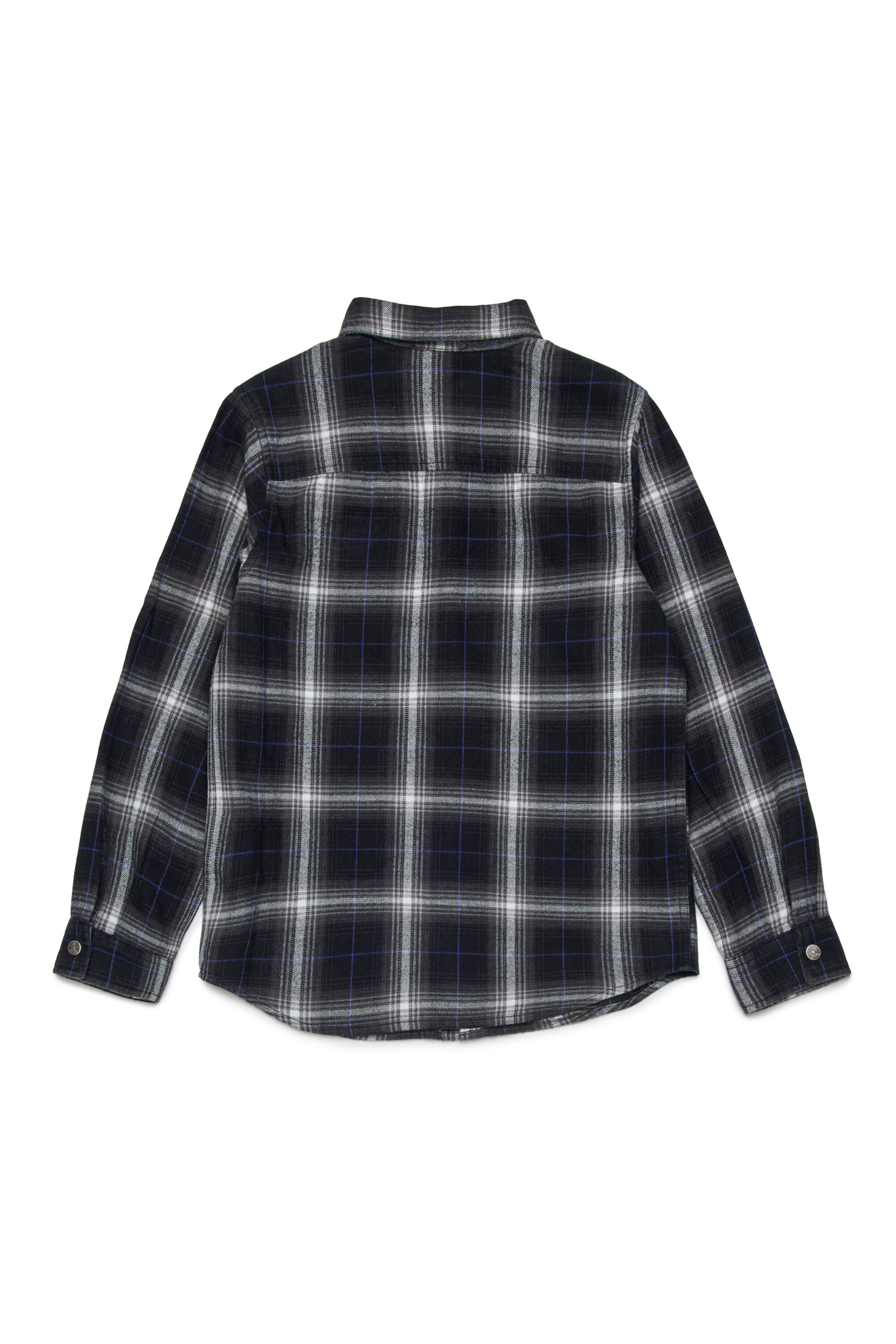 Diesel - CSSIMPLYA, Man's Cotton shirt with embroidered logo in Blue - 2