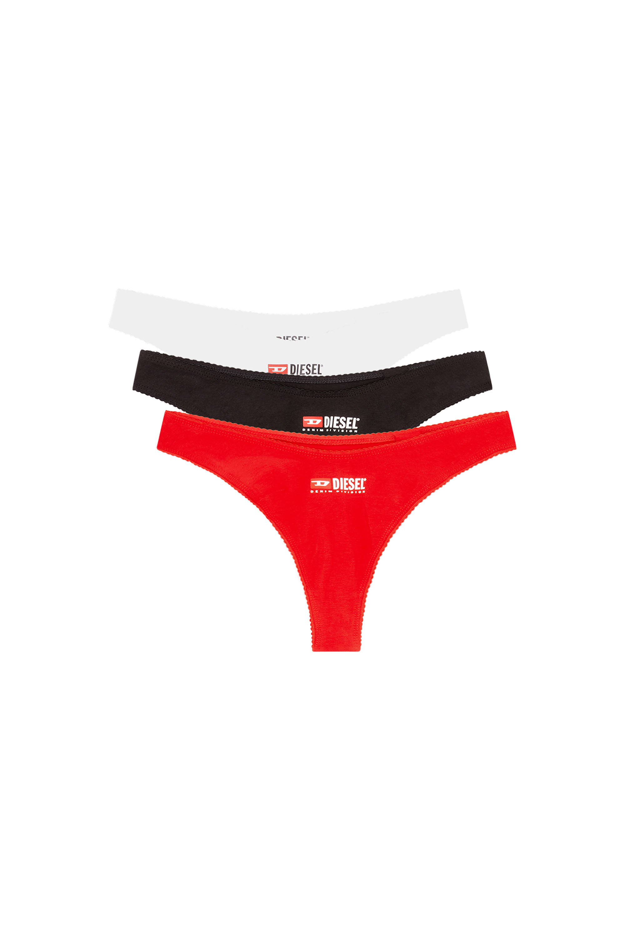 【送料&関税込】Diesel Panties Ufpn-punchy Women's 3-pack briefs with small logo print | Multicolor