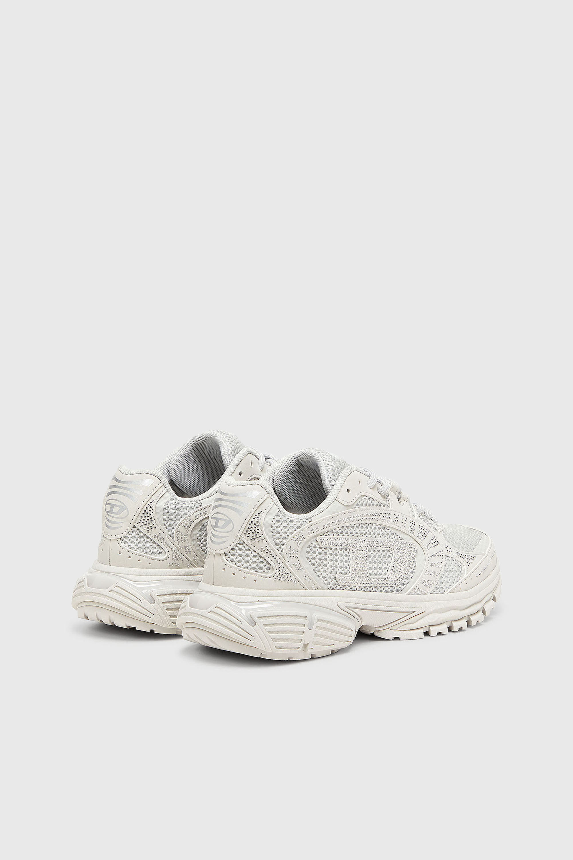 Diesel - S-PRO-V-DENSE LOW W, Woman's S-Pro-V-Dense - Mesh sneakers with crystals in White - 3