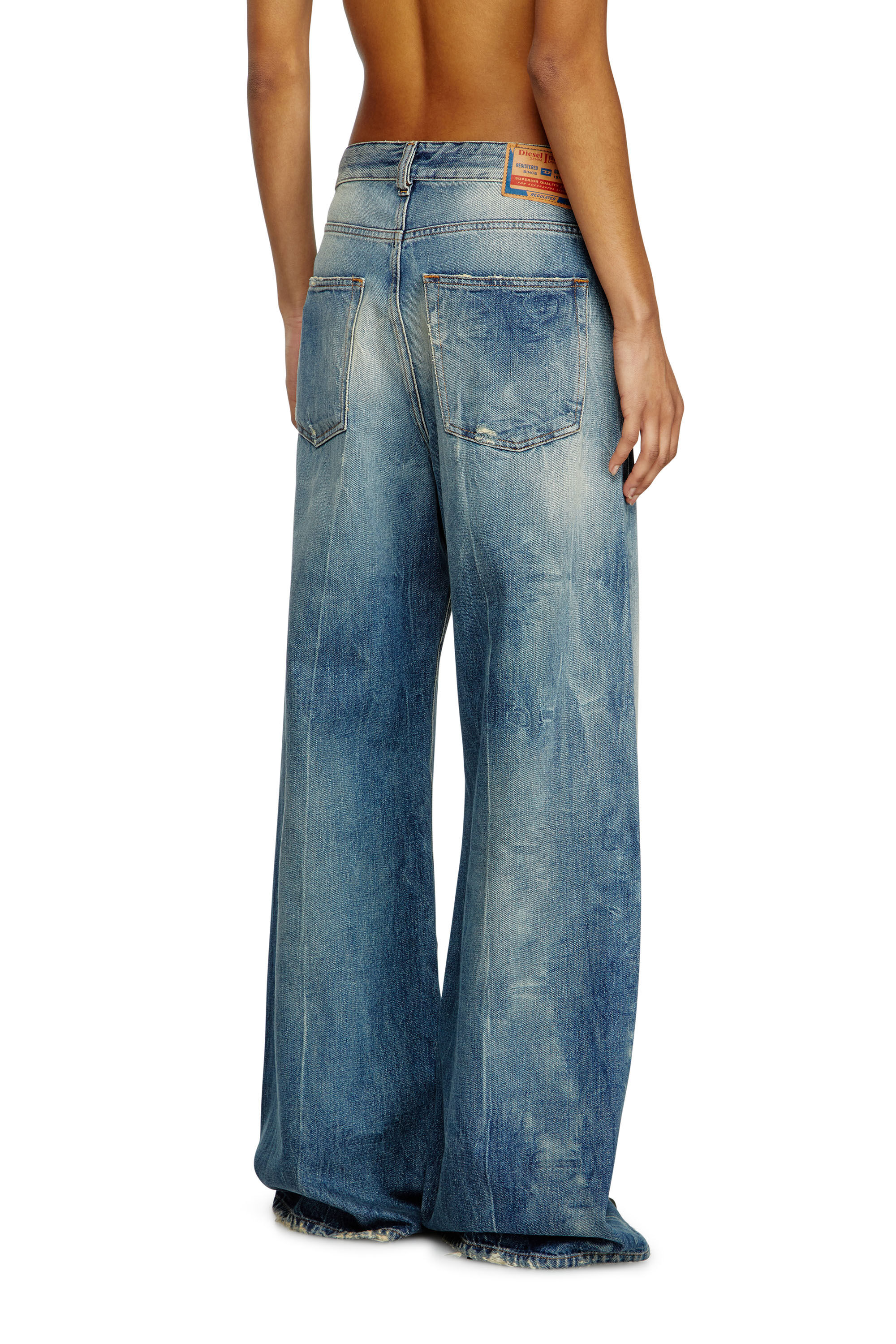 Women's Relaxed Jeans | Medium blue | Diesel 1996 D-Sire