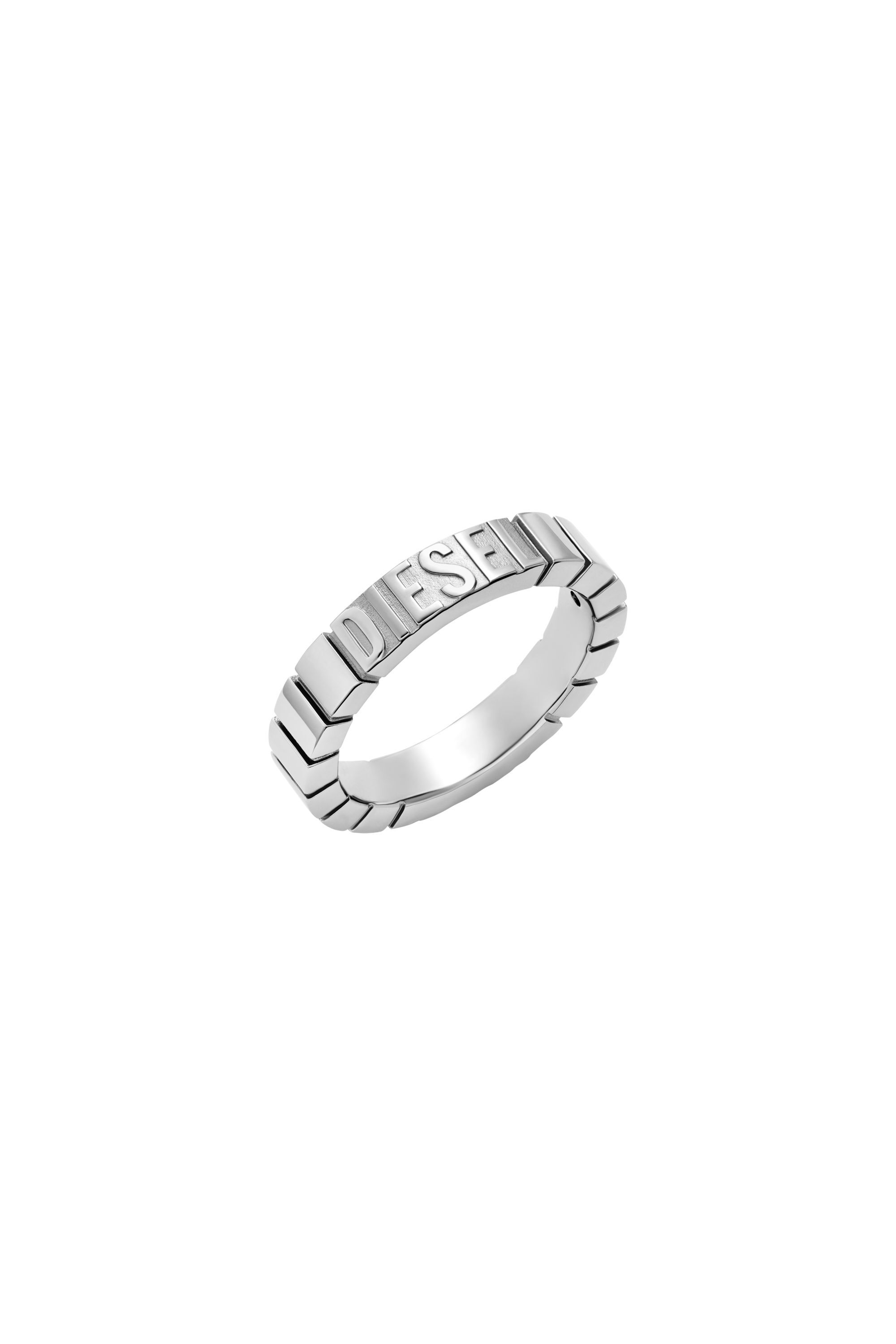 Women's Stainless Steel Band Ring | Silver | Diesel