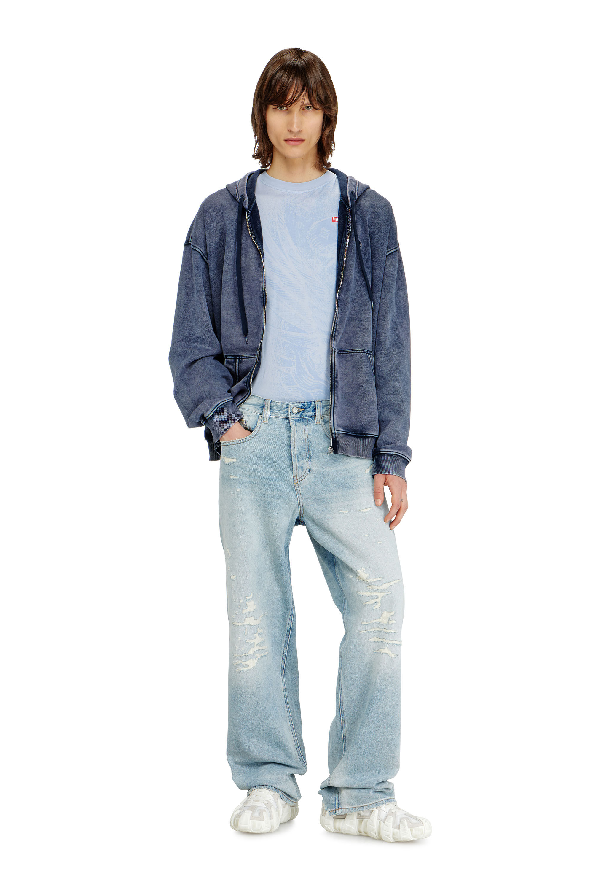 Men's Relaxed Jeans | Light Blue | Diesel 2001 D-Macro