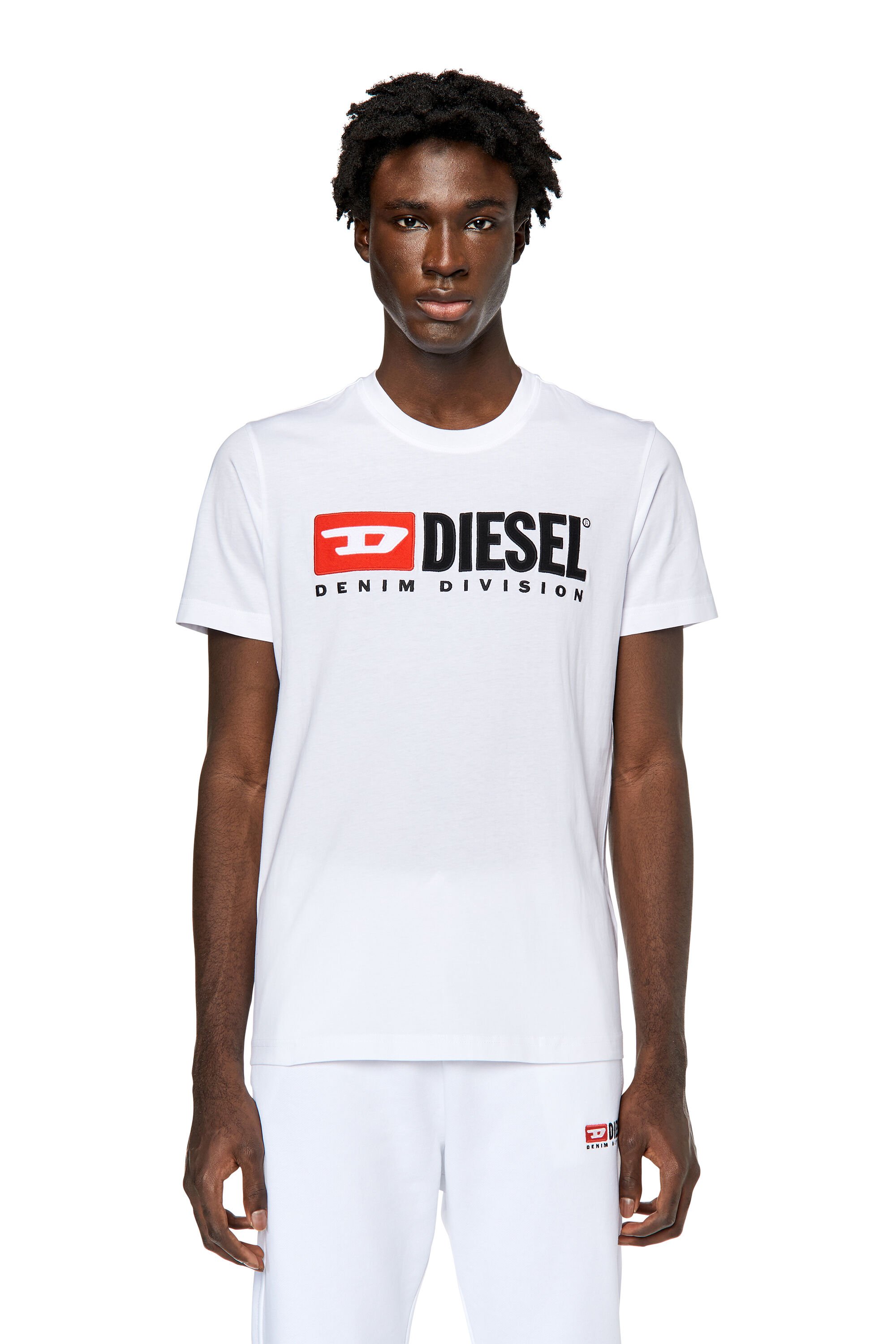 T-DIEGOR-DIV Man: T-shirt with embroidered logo
