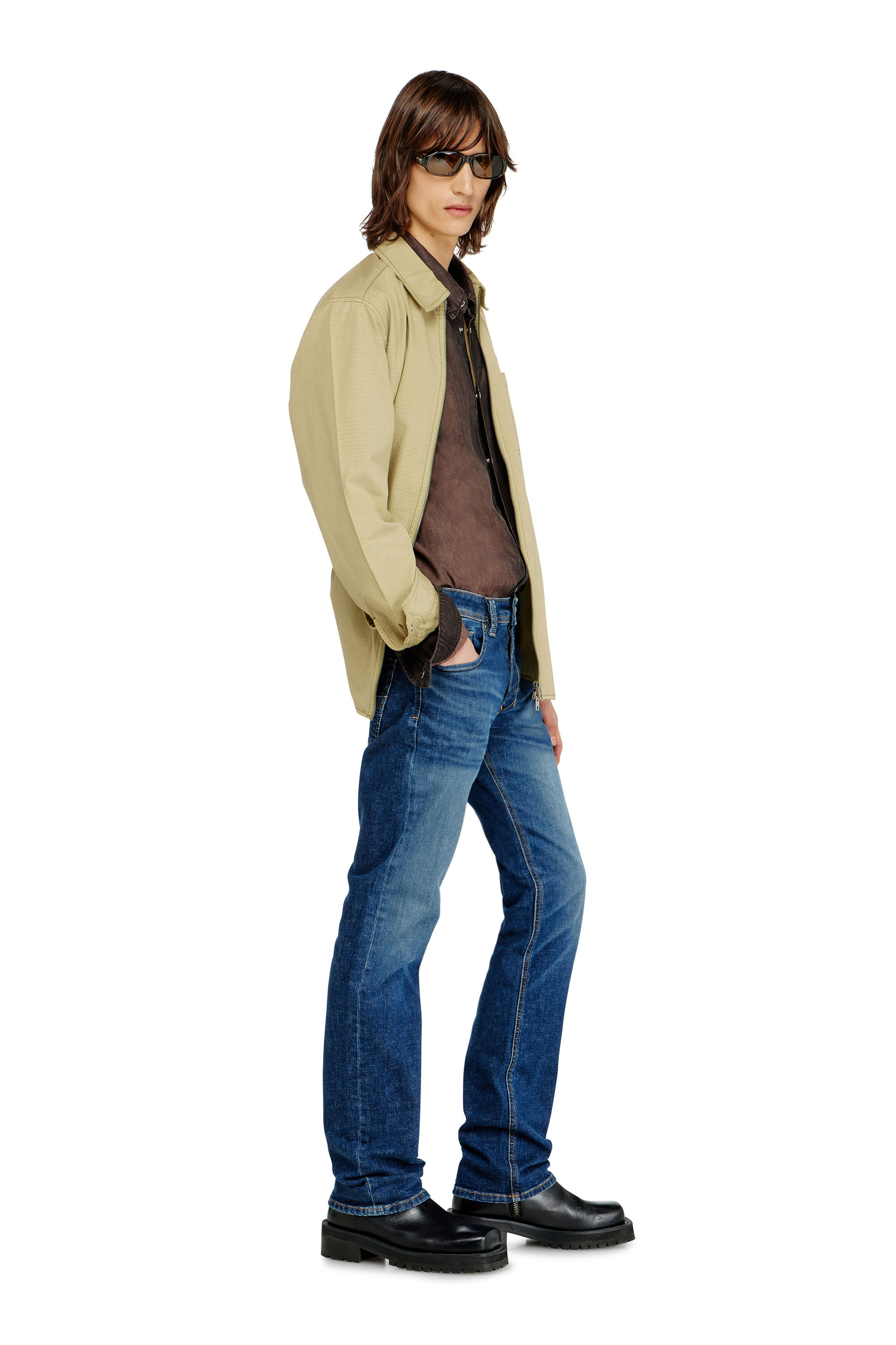 Men's Regular Jeans | Dark Blue | Diesel 1985 Larkee