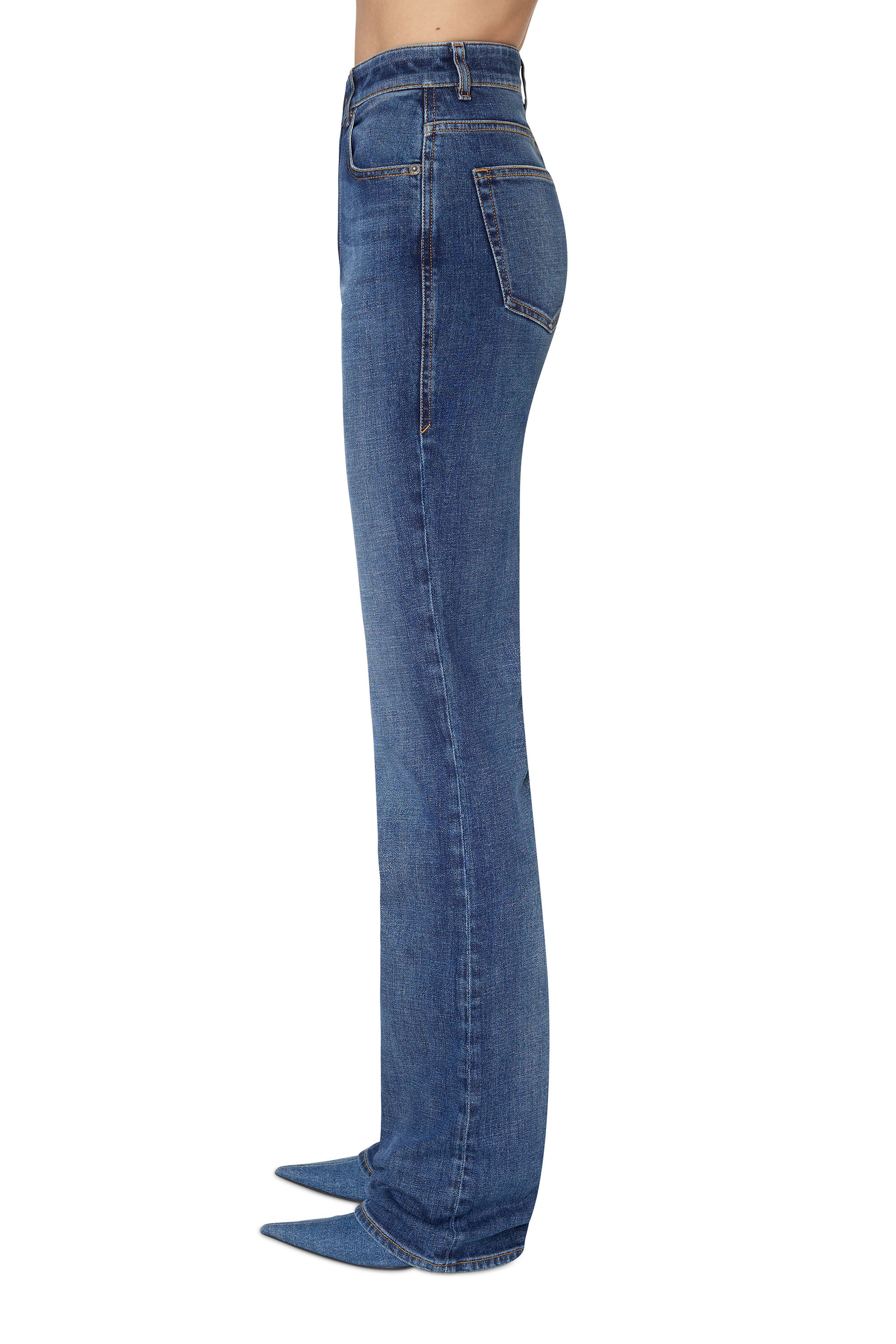 Diesel - D-A01 09F52 Bootcut and Flare Jeans, Medium blue - Image 5