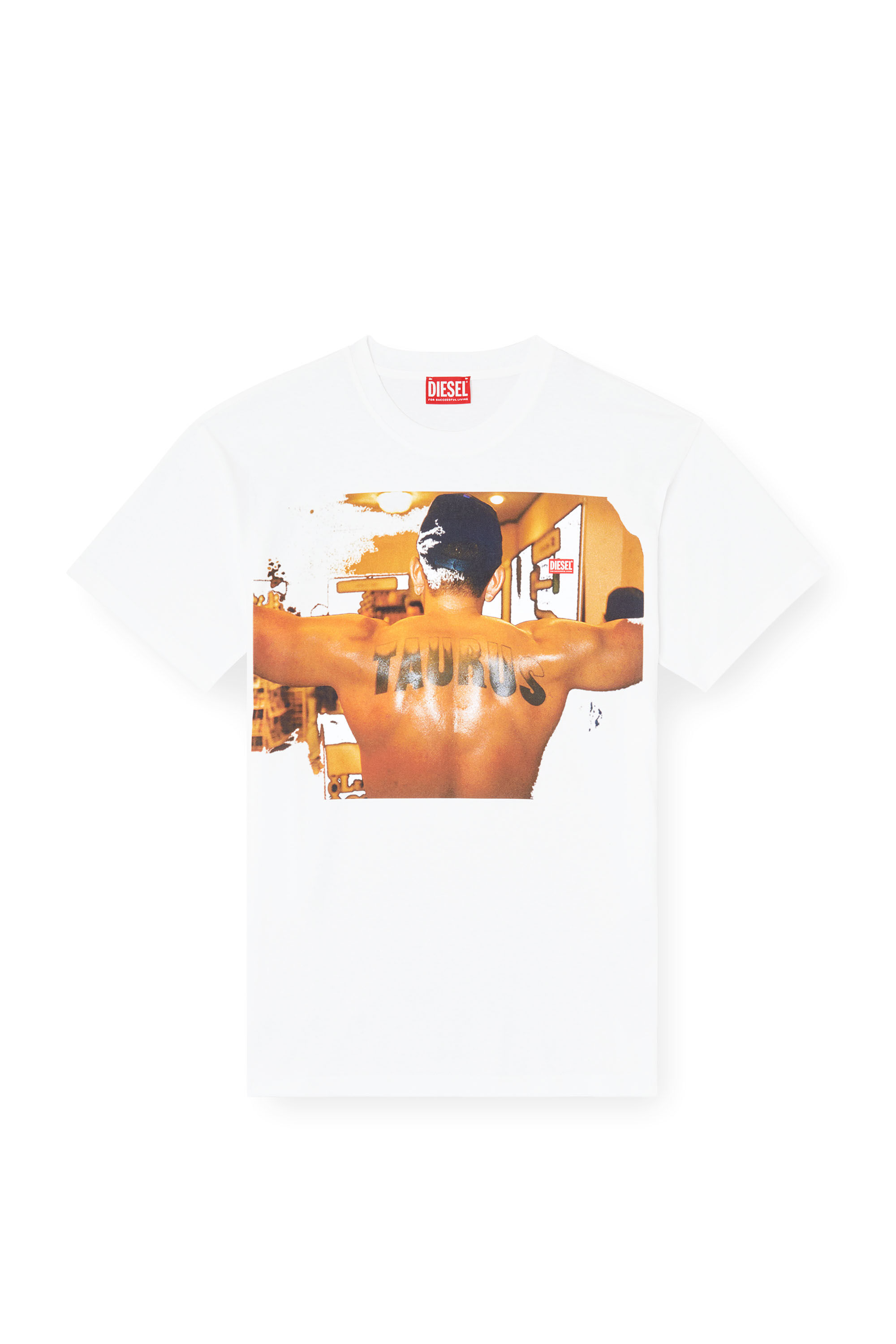 Women's T-shirt with graphic print | White | Diesel Women's T-shirt with graphic print | White | Diesel