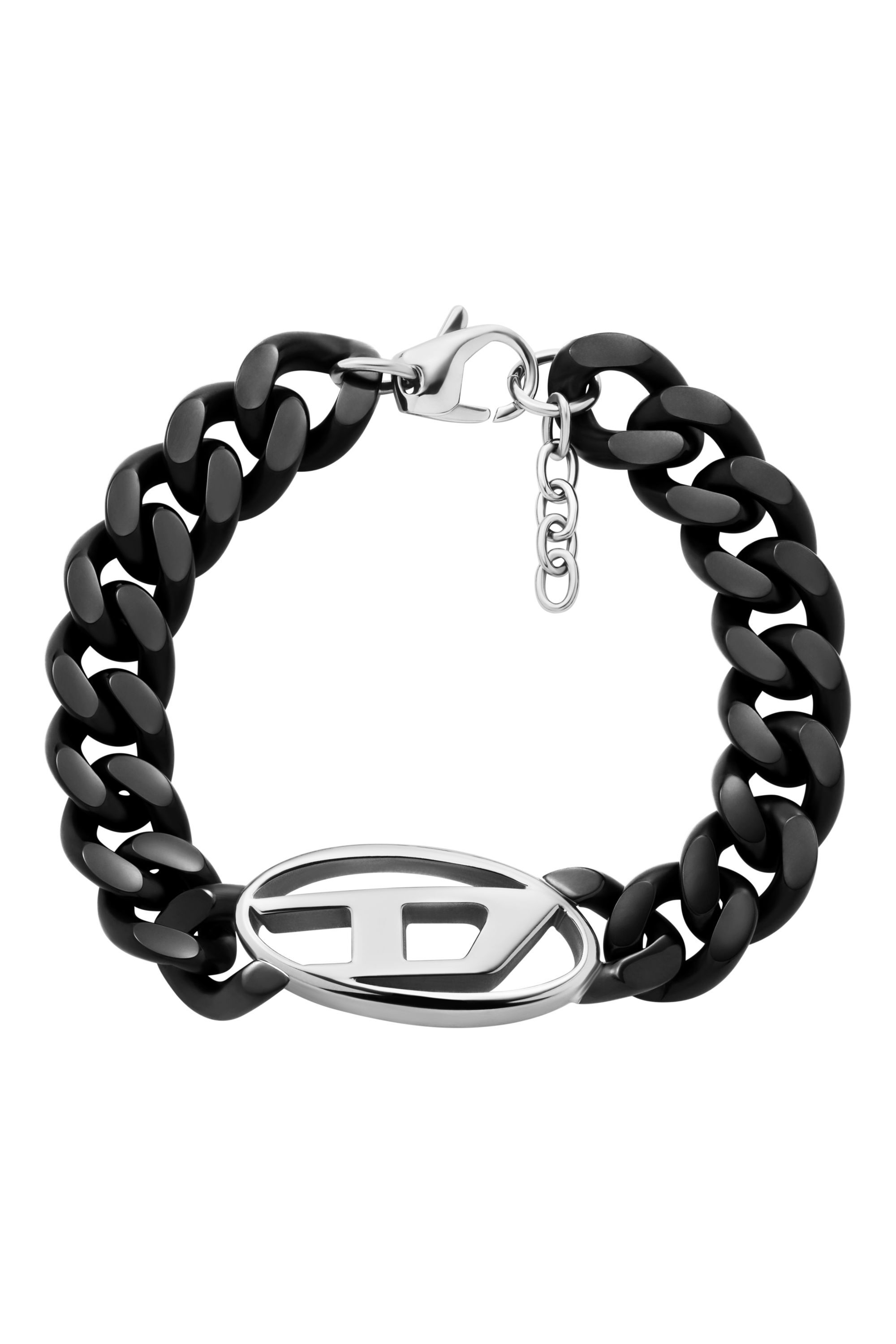 Women's Stainless Steel Chain Bracelet | Black | Diesel