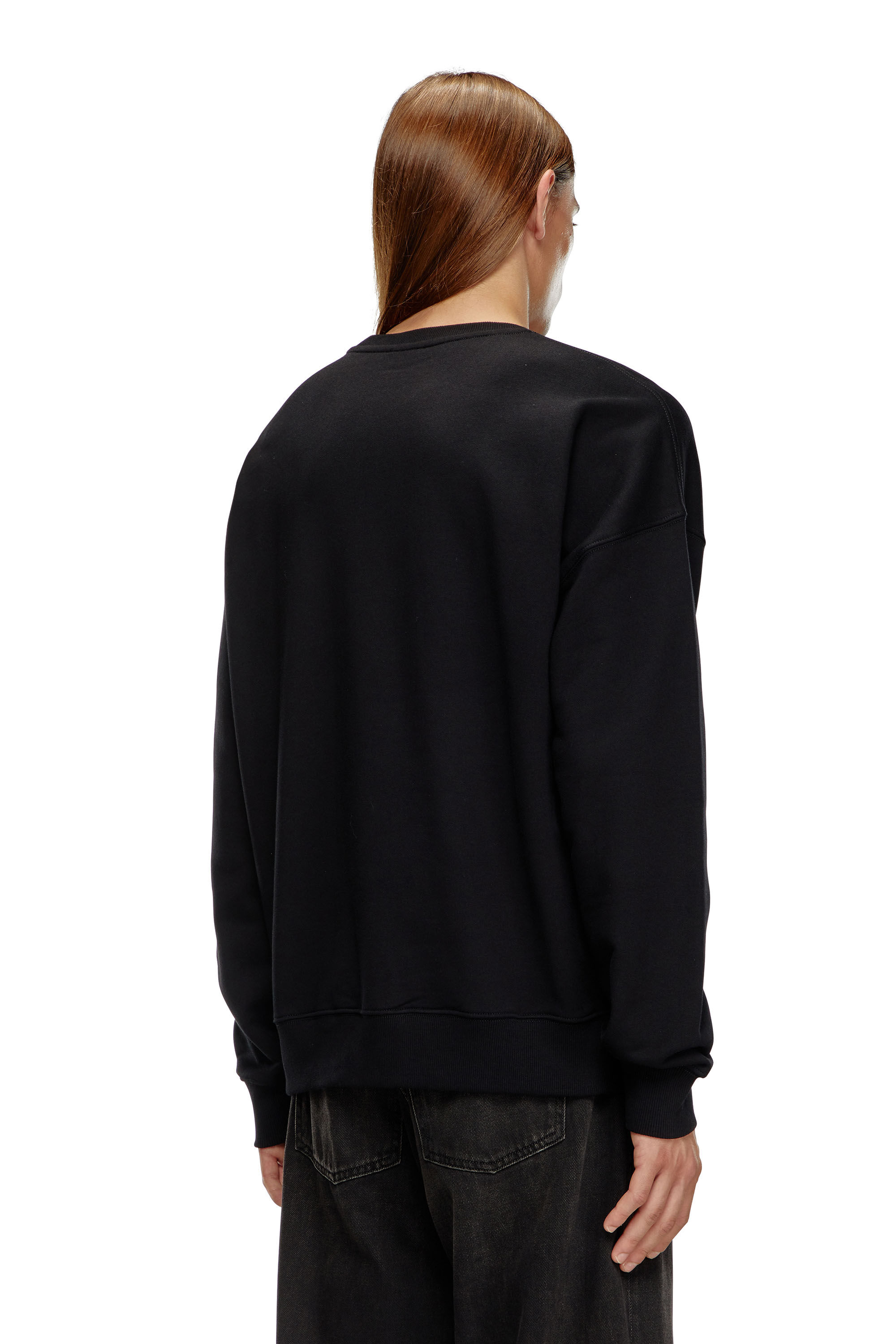 S-ROB-DOVAL-PJ Man: Sweatshirt with oval D patch | Diesel
