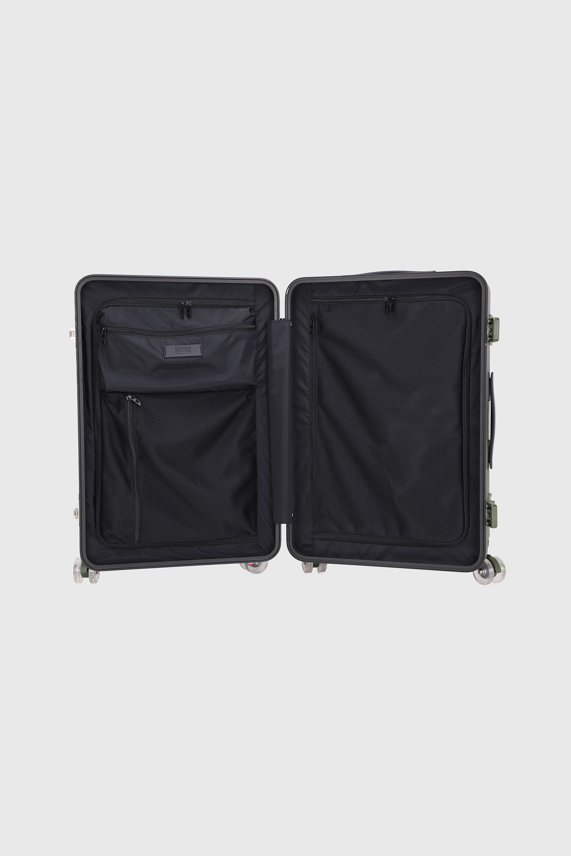 Diesel - DIESEL PC STRONG IMAGE TROLLEY- DSL003, Unisex's Rugged suitcase size M in Military Green - 3