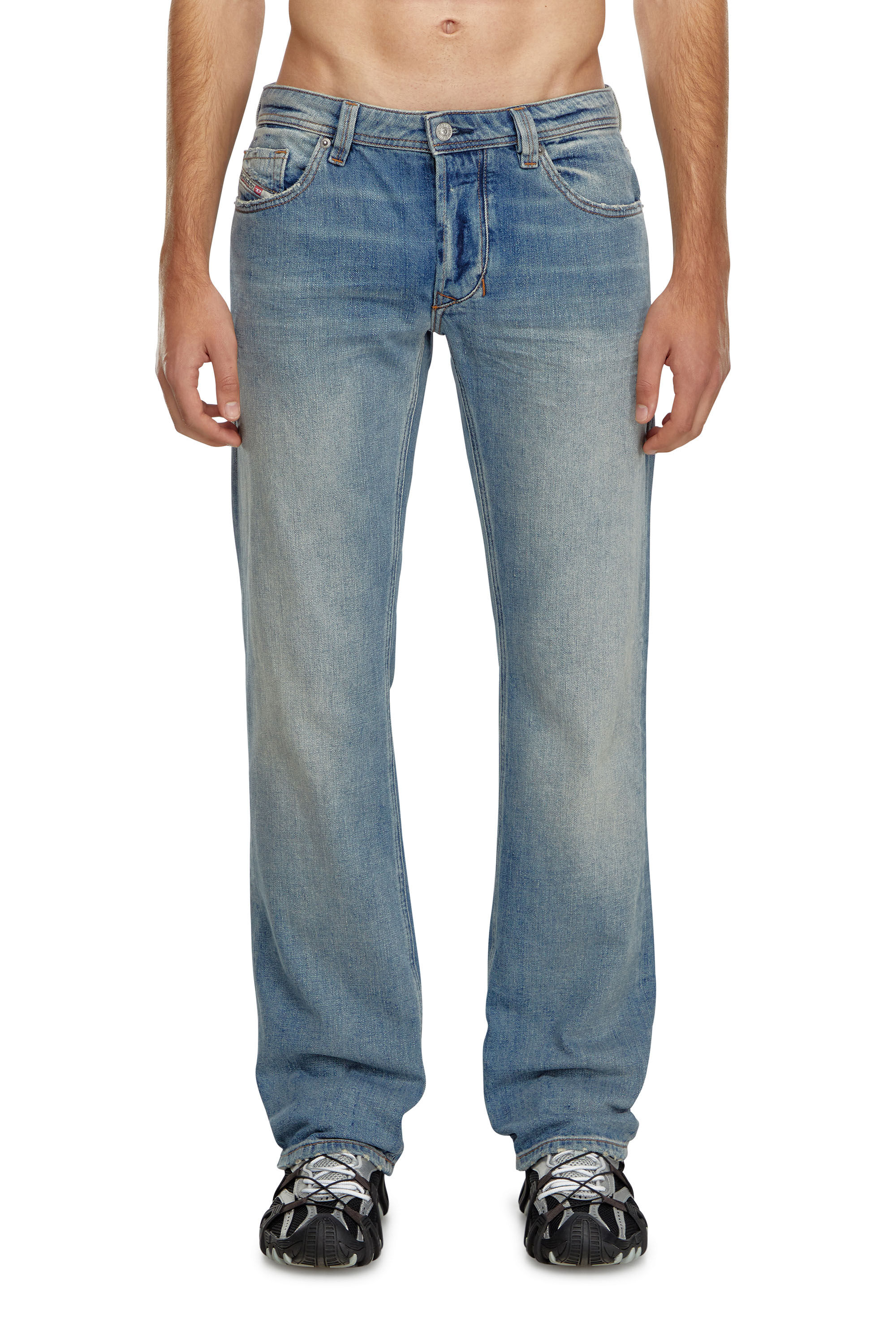 Men's Regular Jeans | Light Blue | Diesel 1985 Larkee