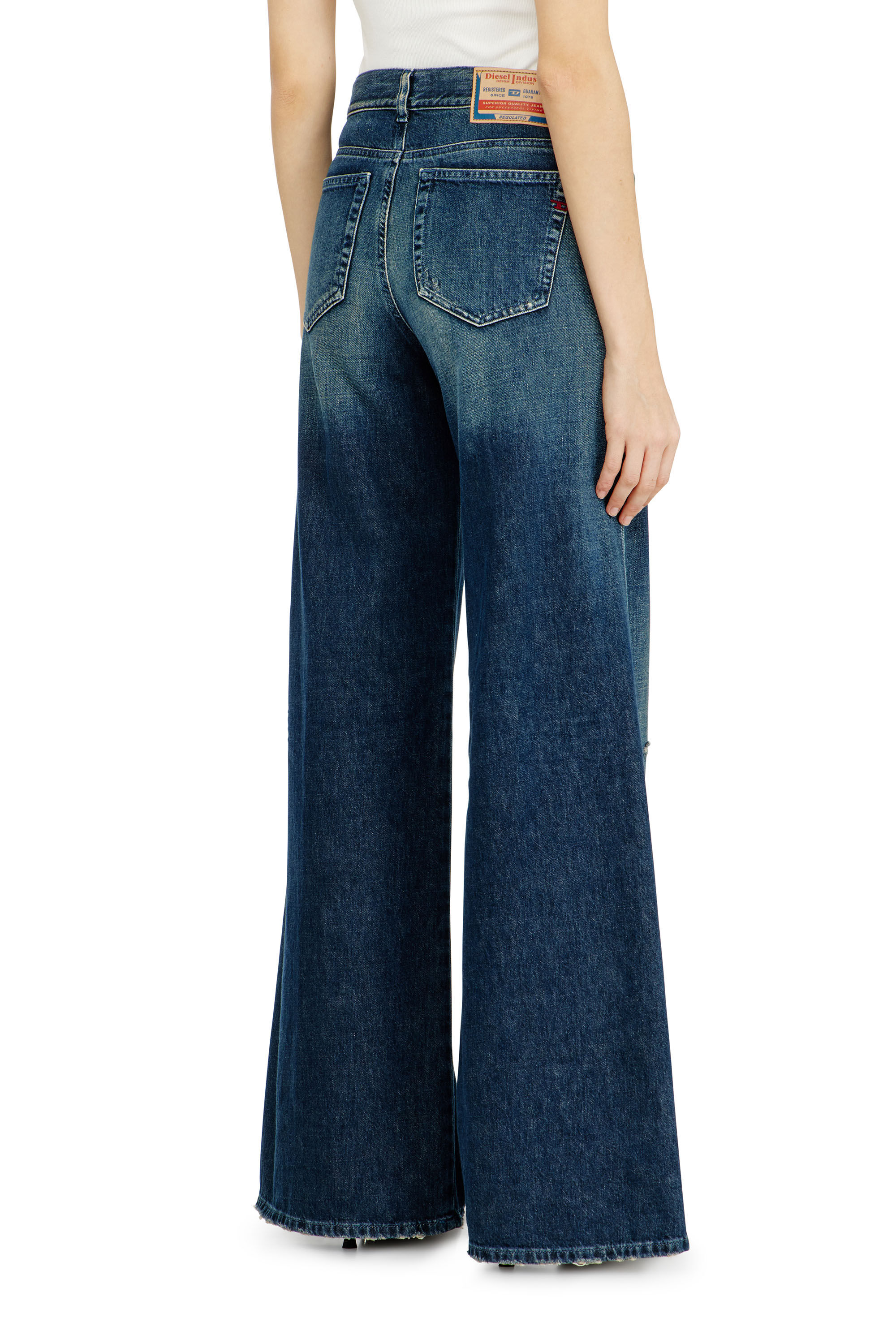 Women's Flare Jeans | Regular Waist 1978 D-Akemi | Dark Blue