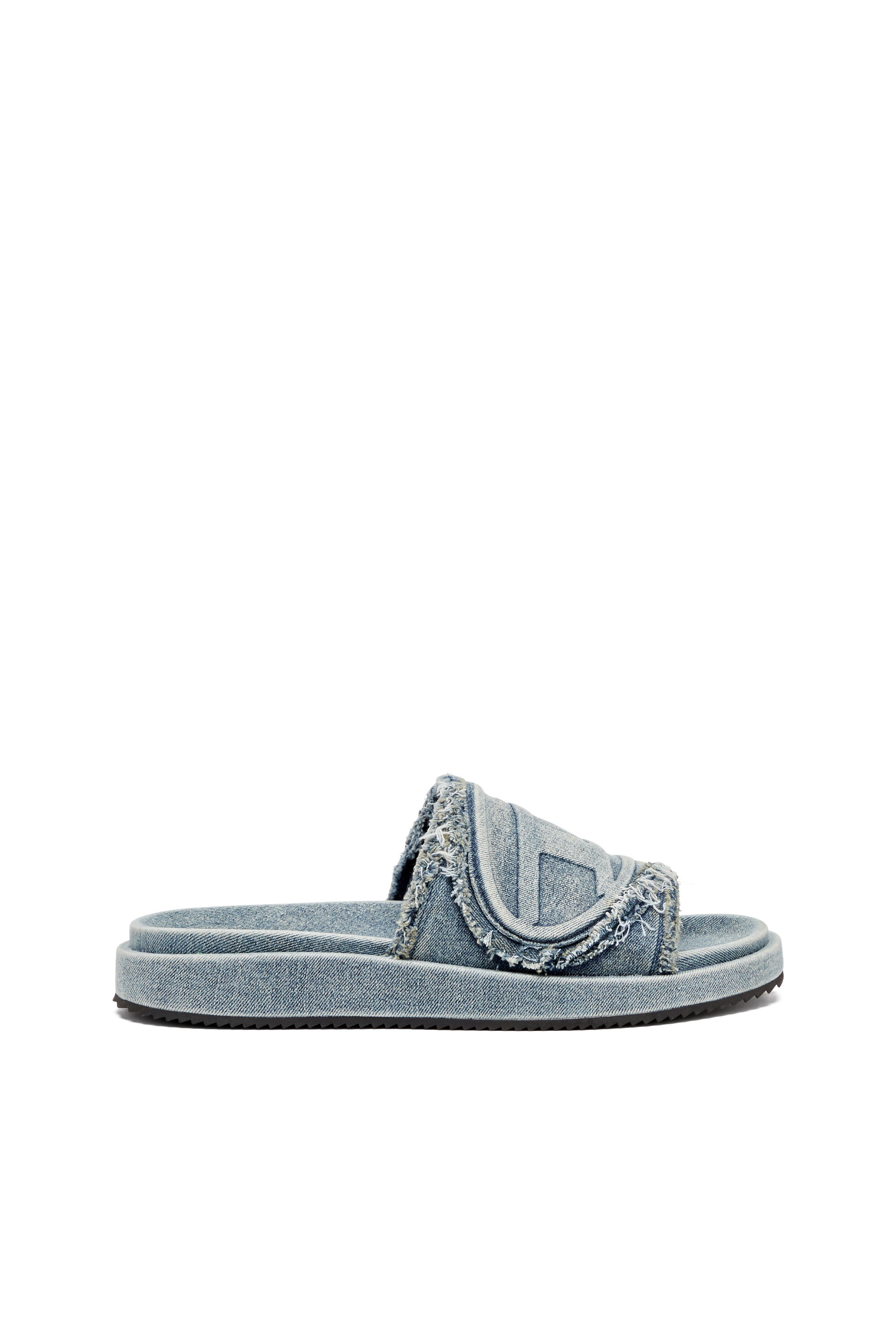 DIESEL | \"SA-SLIDE D OVAL BLUE DENIM サンダル Diesel Blue Sa-Slide D Oval Denim Slides Diesel