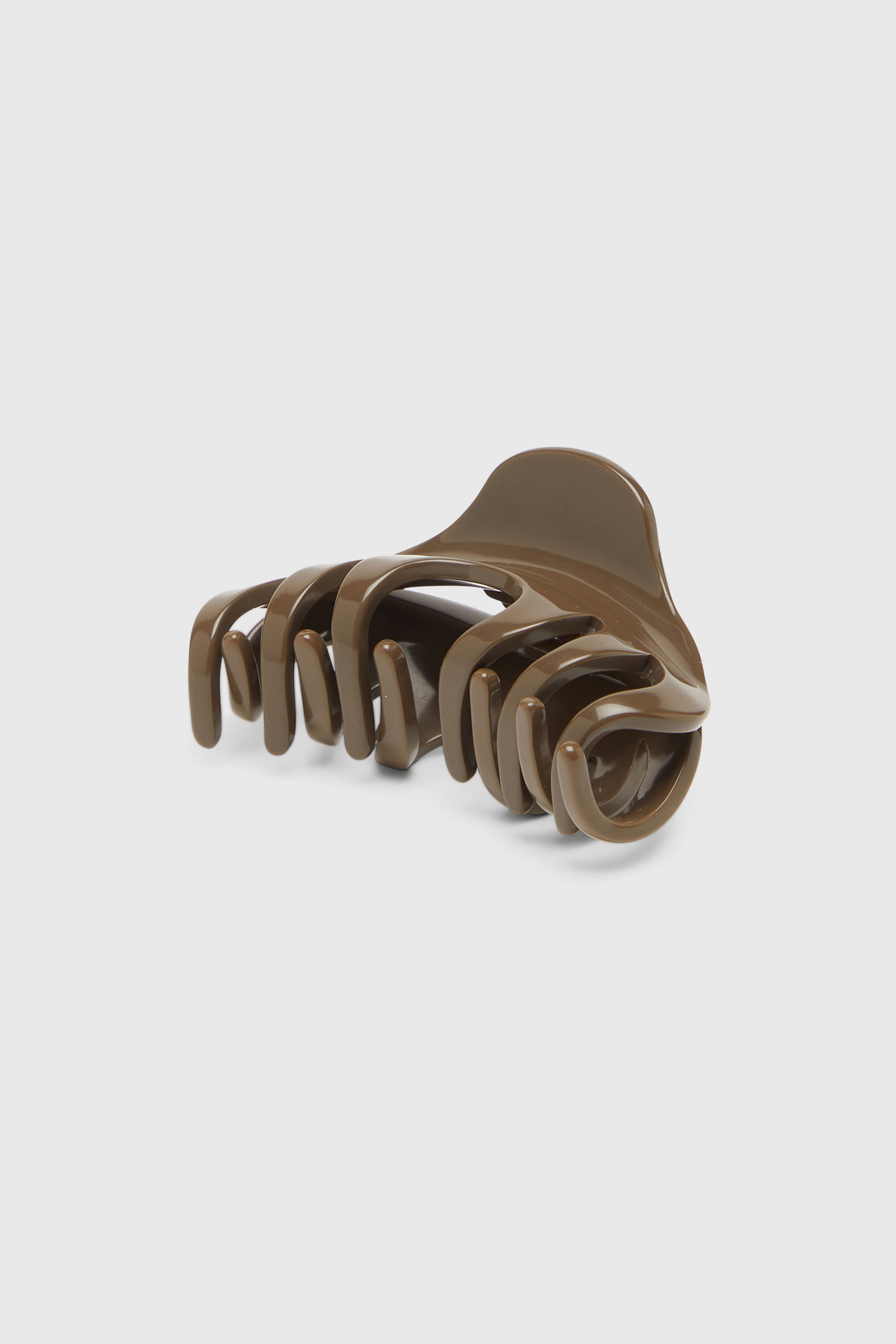 Women's Resin hair clip with Oval D logo | Brown | Diesel {{Country}}
