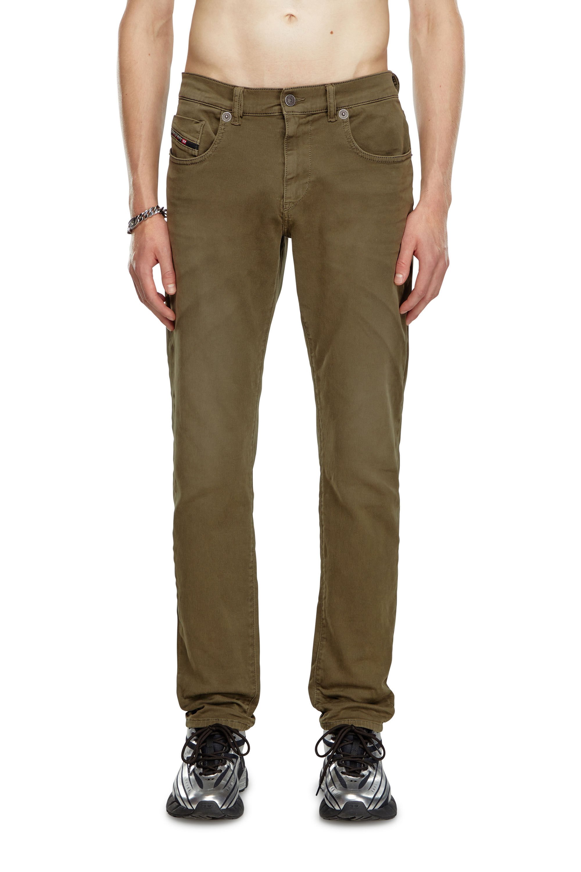 Men's Slim Colored Jeans | Military Green | Diesel