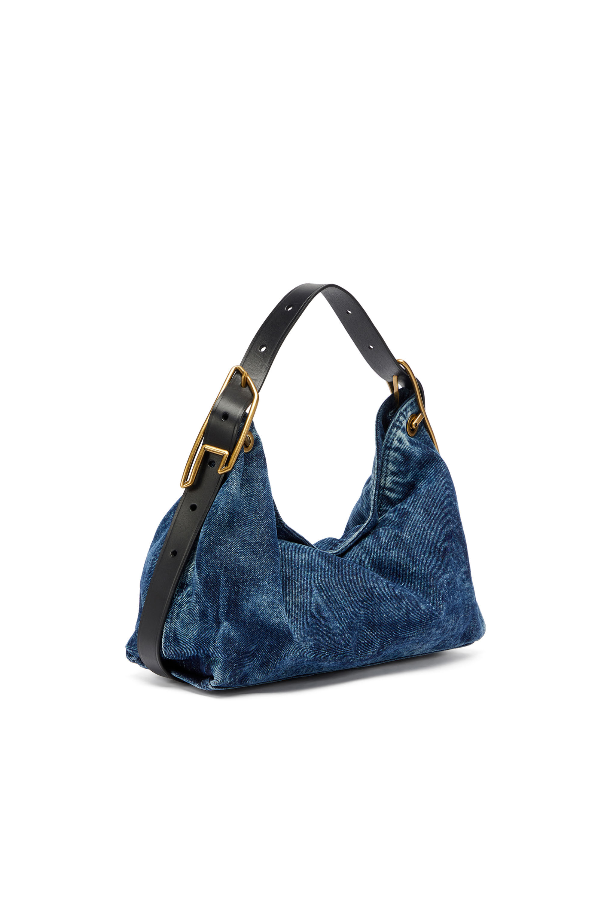 Women's D-Line-Denim shoulder bag | Blue | Diesel