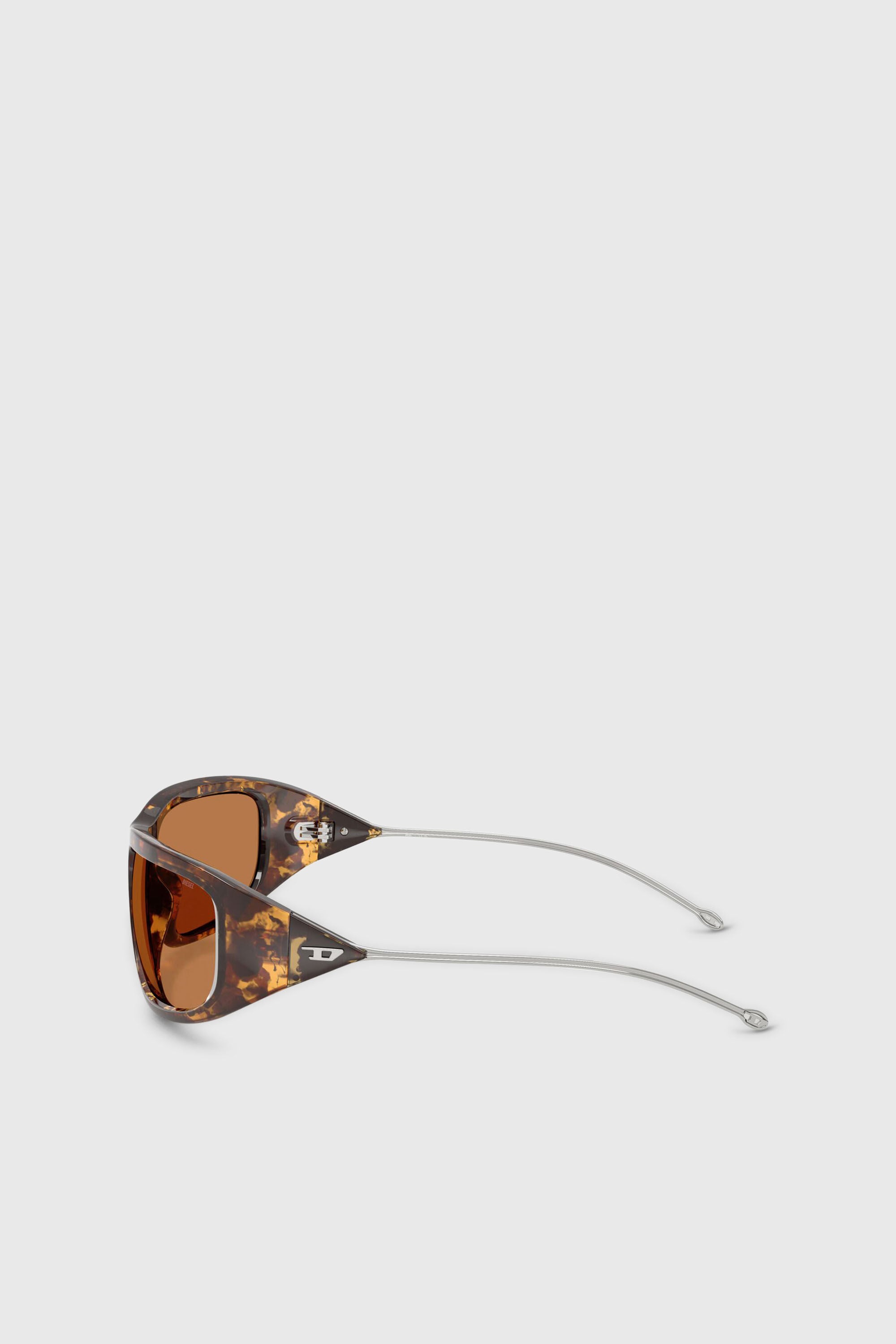 Diesel - 0DL3001 SIZE 61, Unisex's Wraparound style sunglasses in Brown - 2