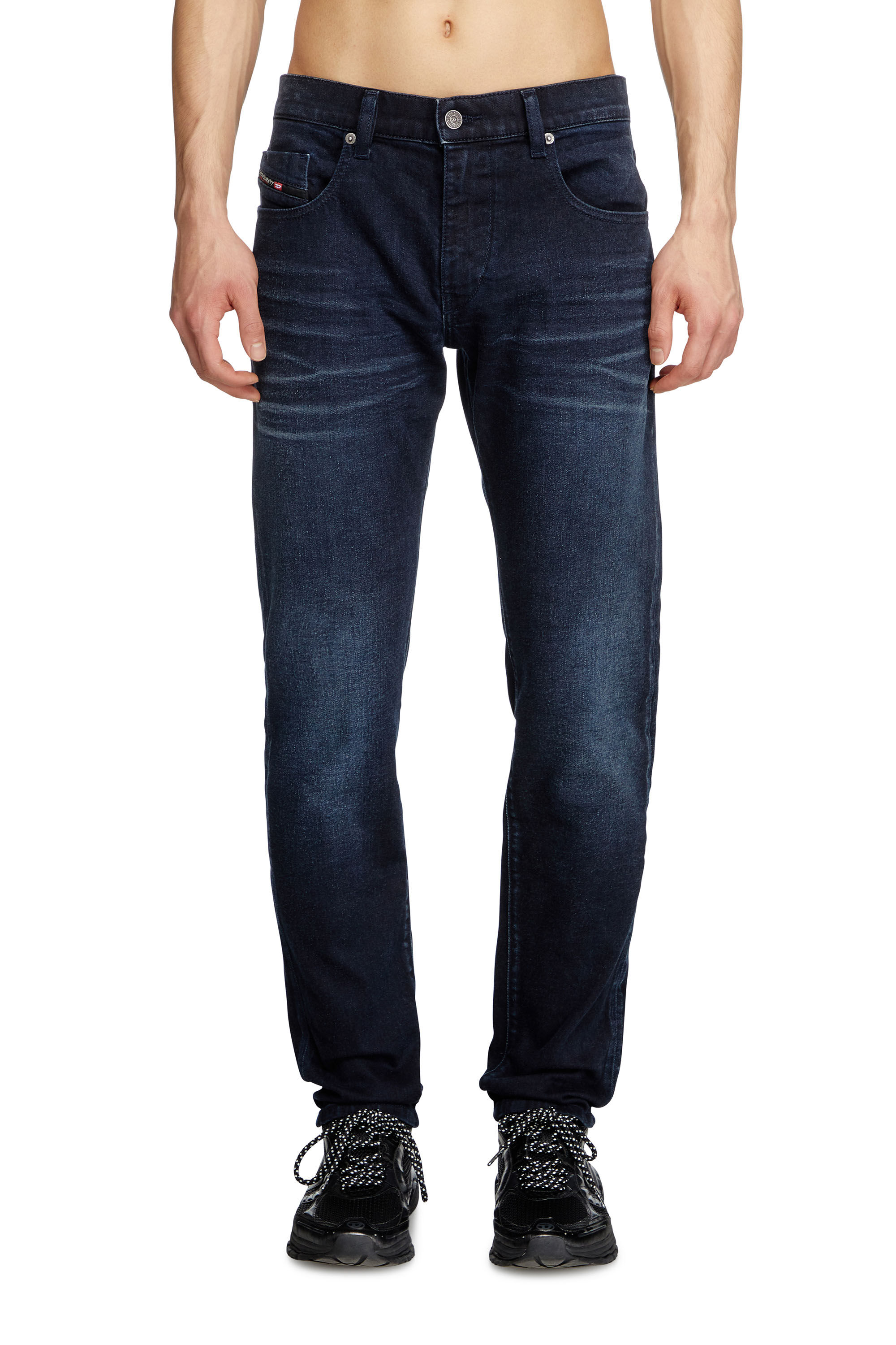Diesel - Man's Slim Jeans 2019 D-Strukt 0BMBX, Dark Blue - 3