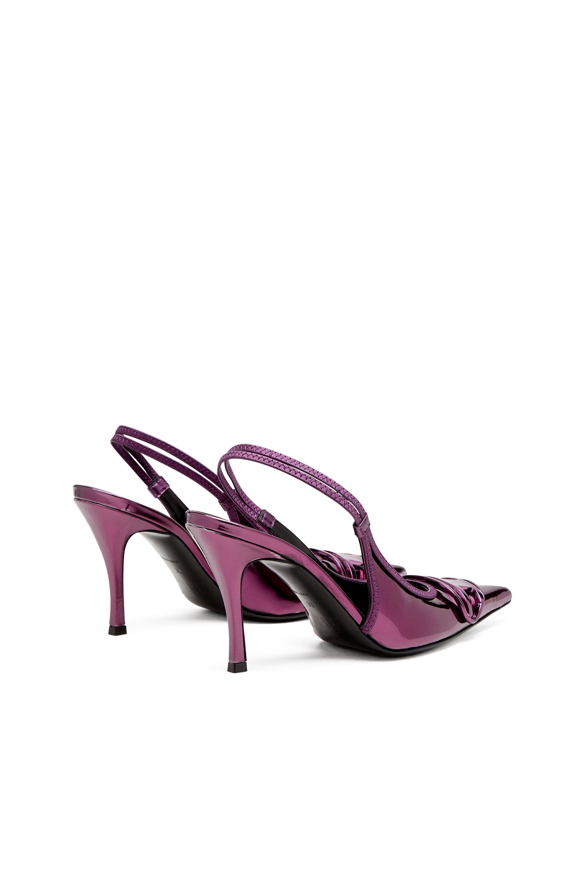 Women's D-Venus-Slingback pumps with mirror finish | Violet