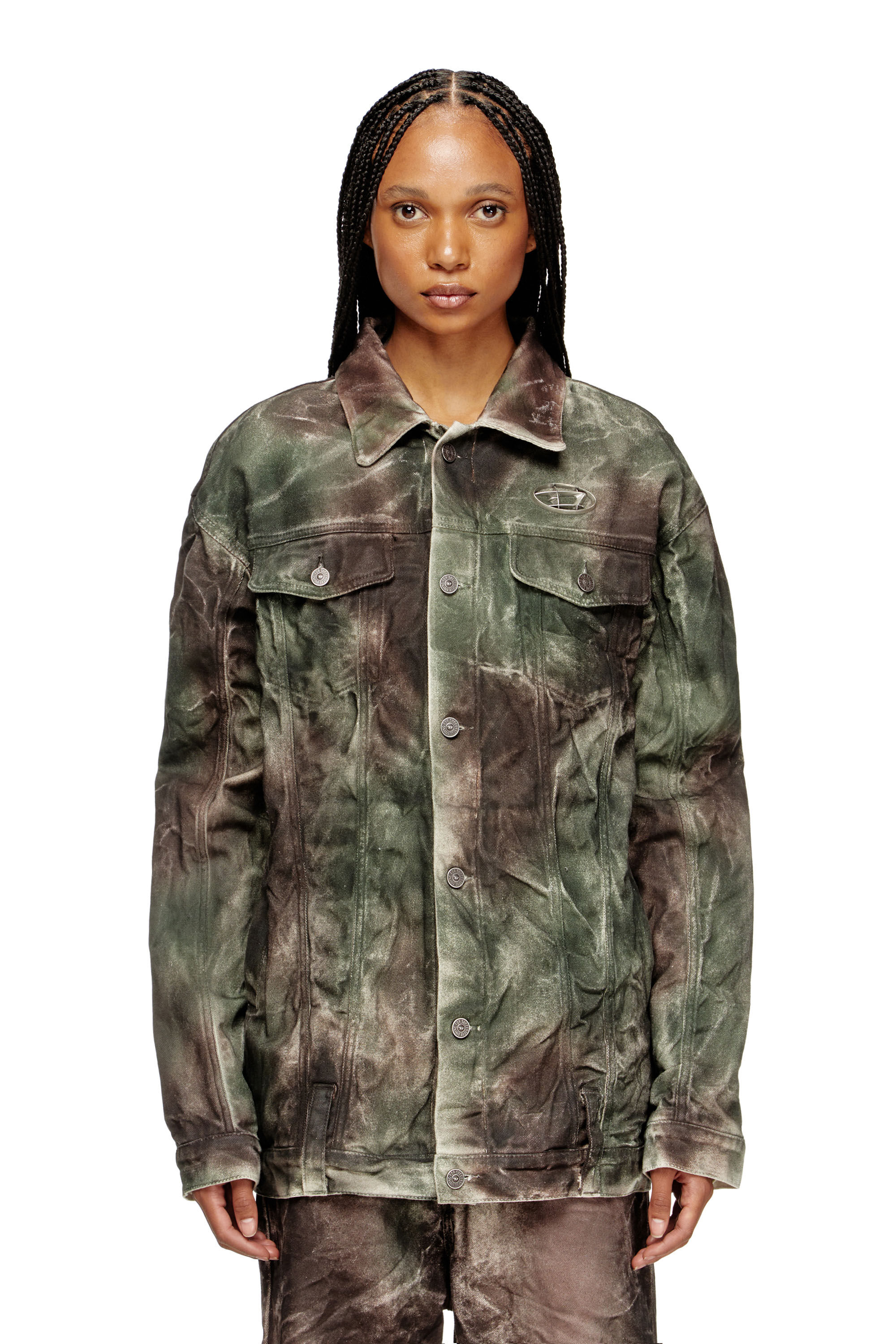 J-THUG-JKT, Brown/Green