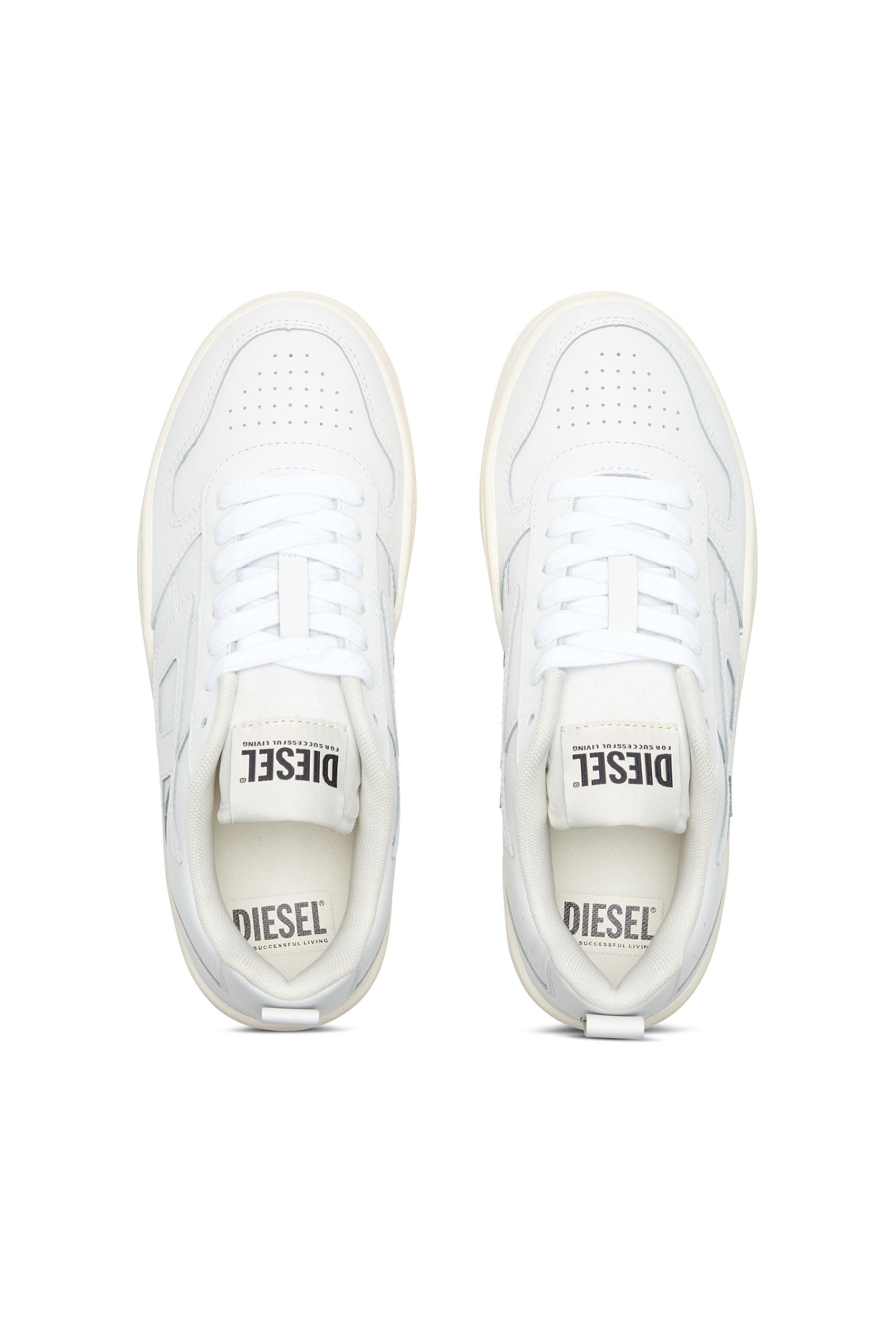 Women's S-Ukiyo Low-Low-top sneakers in leather and nylon | White 