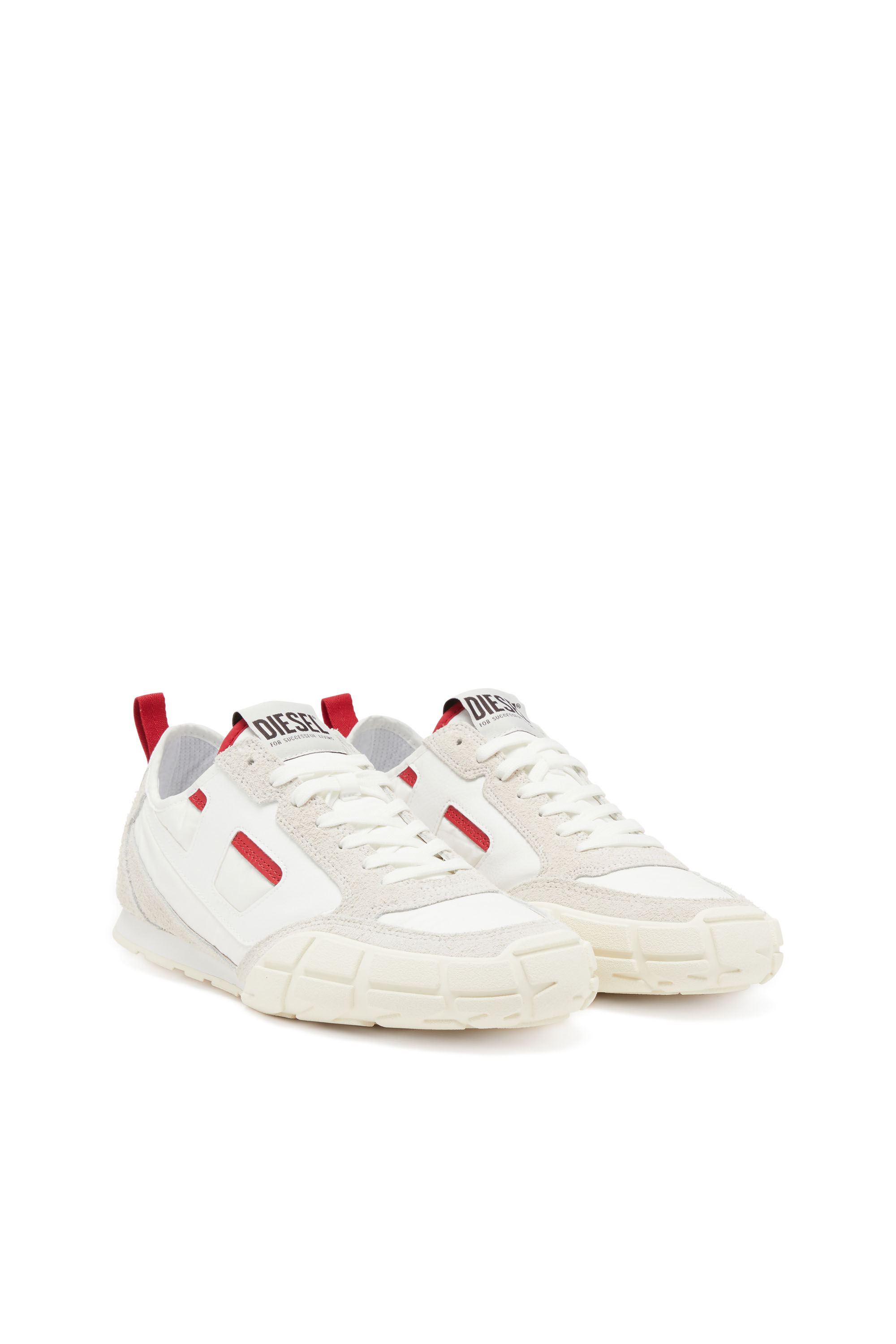 一番の贈り物 S-Pagodha-Sneakers Men's in ripstop and suede leather, 化粧下地