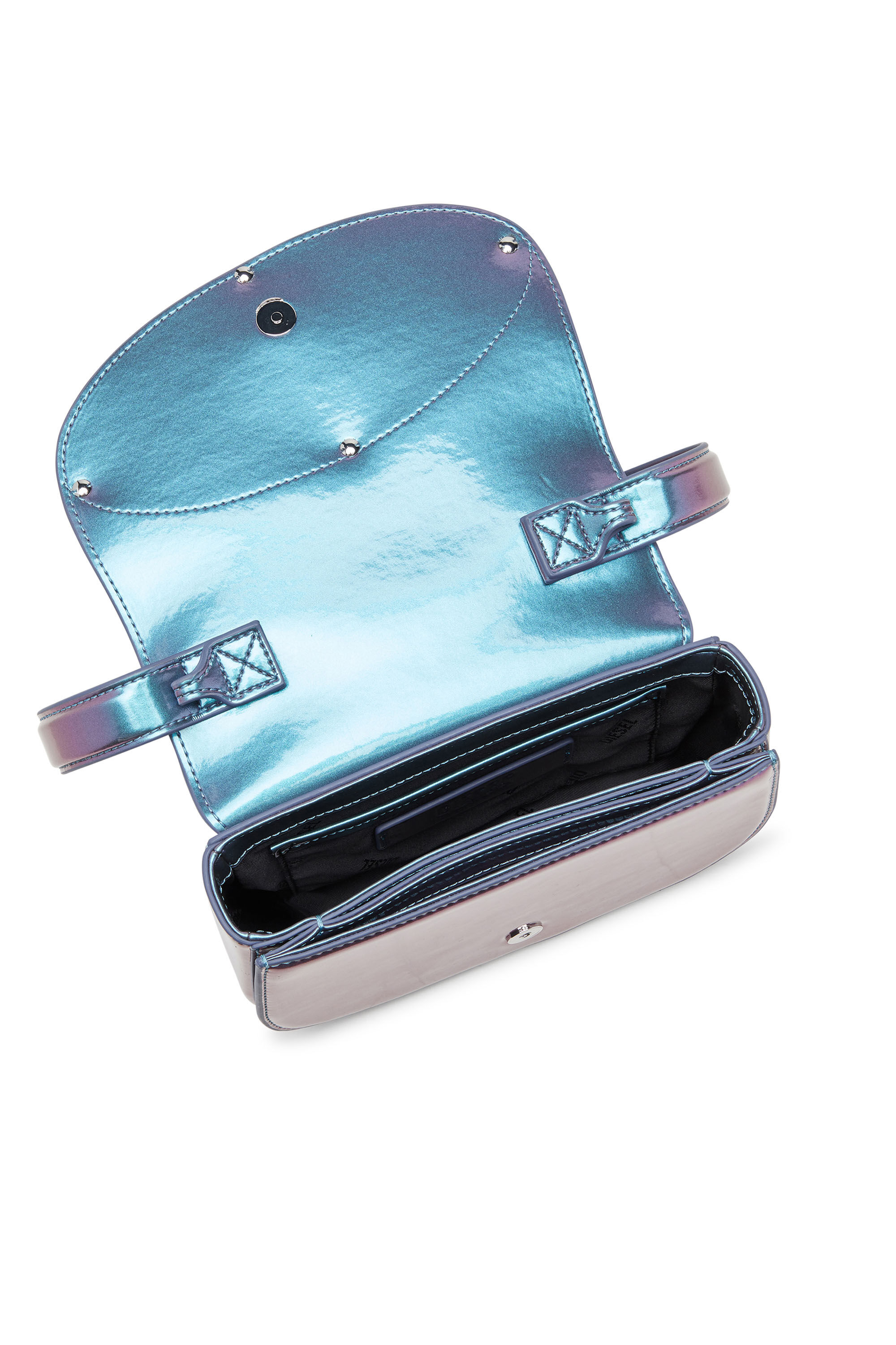 Women's 1DR-Iconic shoulder bag with iridescent effect