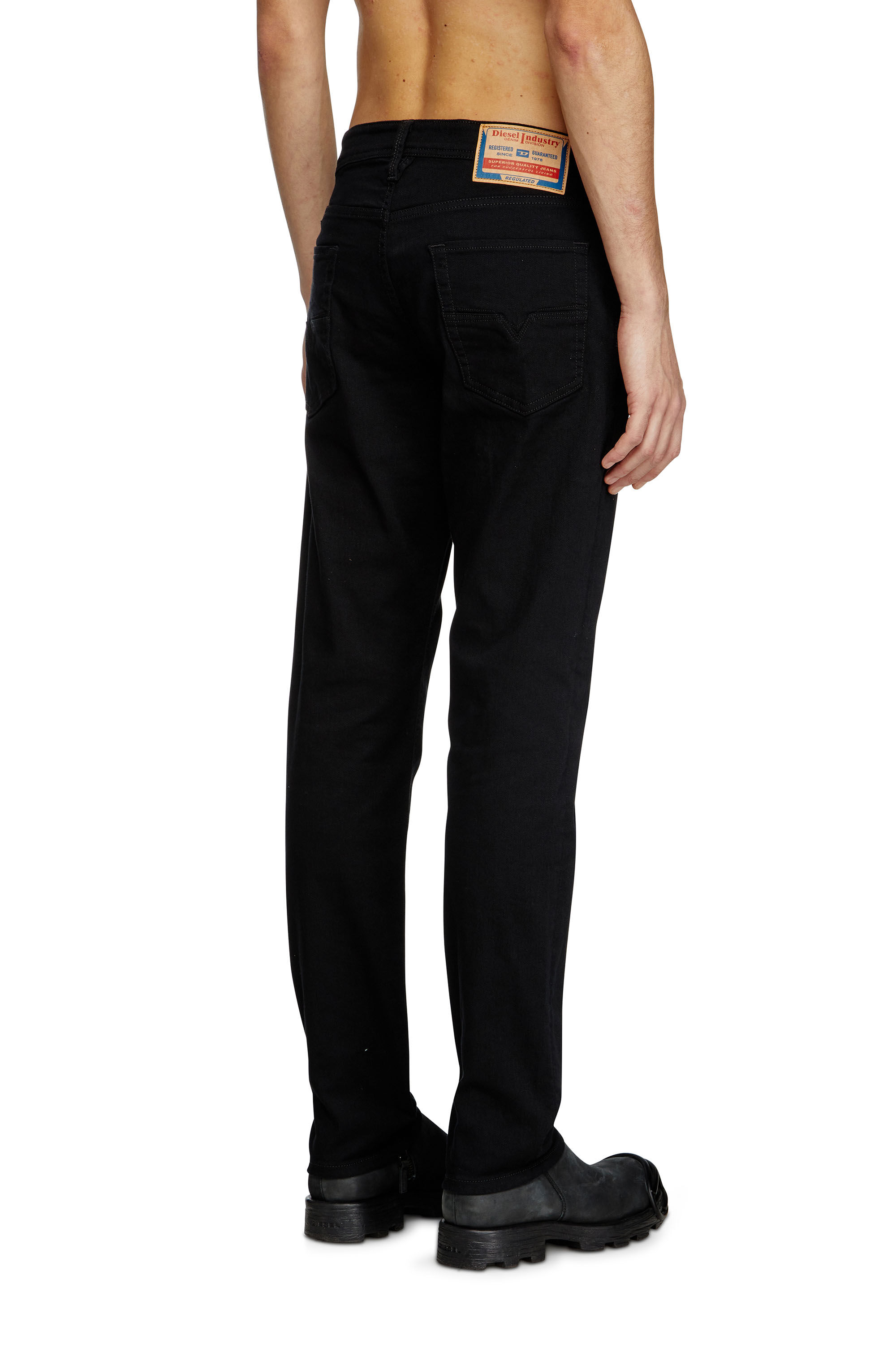 Larkee-Beex 0688H Men: Tapered Black/Dark grey Jeans | Diesel
