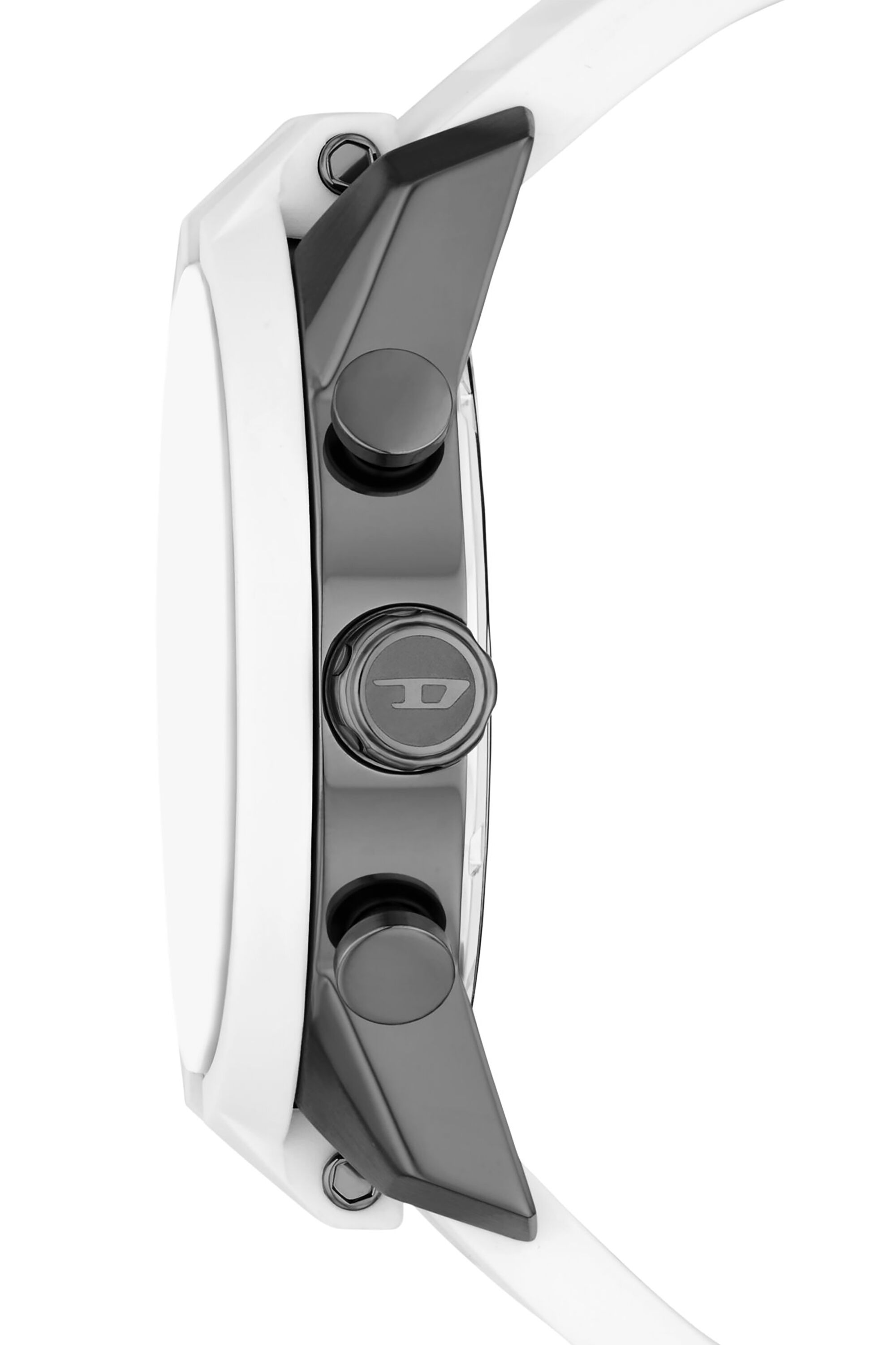 Men's Split White Silicone Watch | DZ4631 Diesel