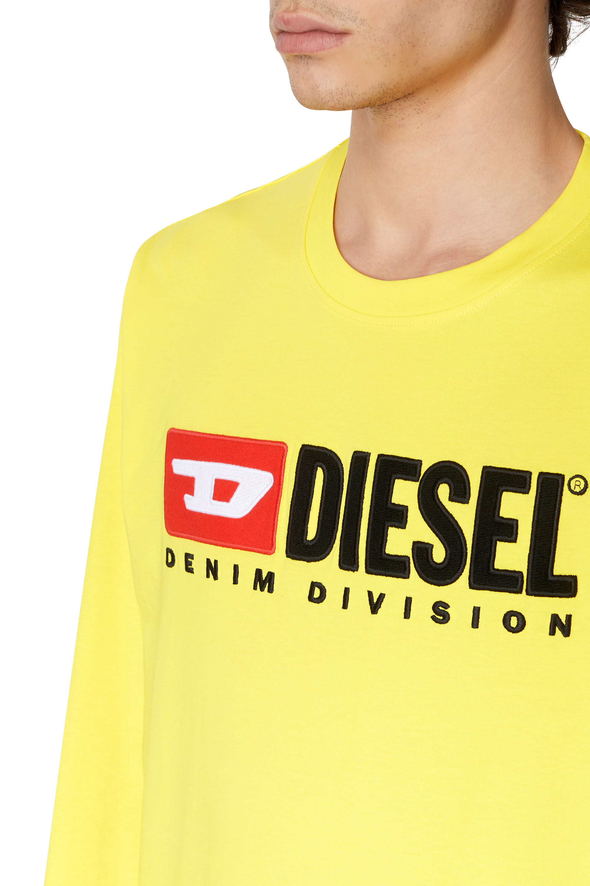 Diesel - T-JUST-LS-DIV, Yellow - Image 6