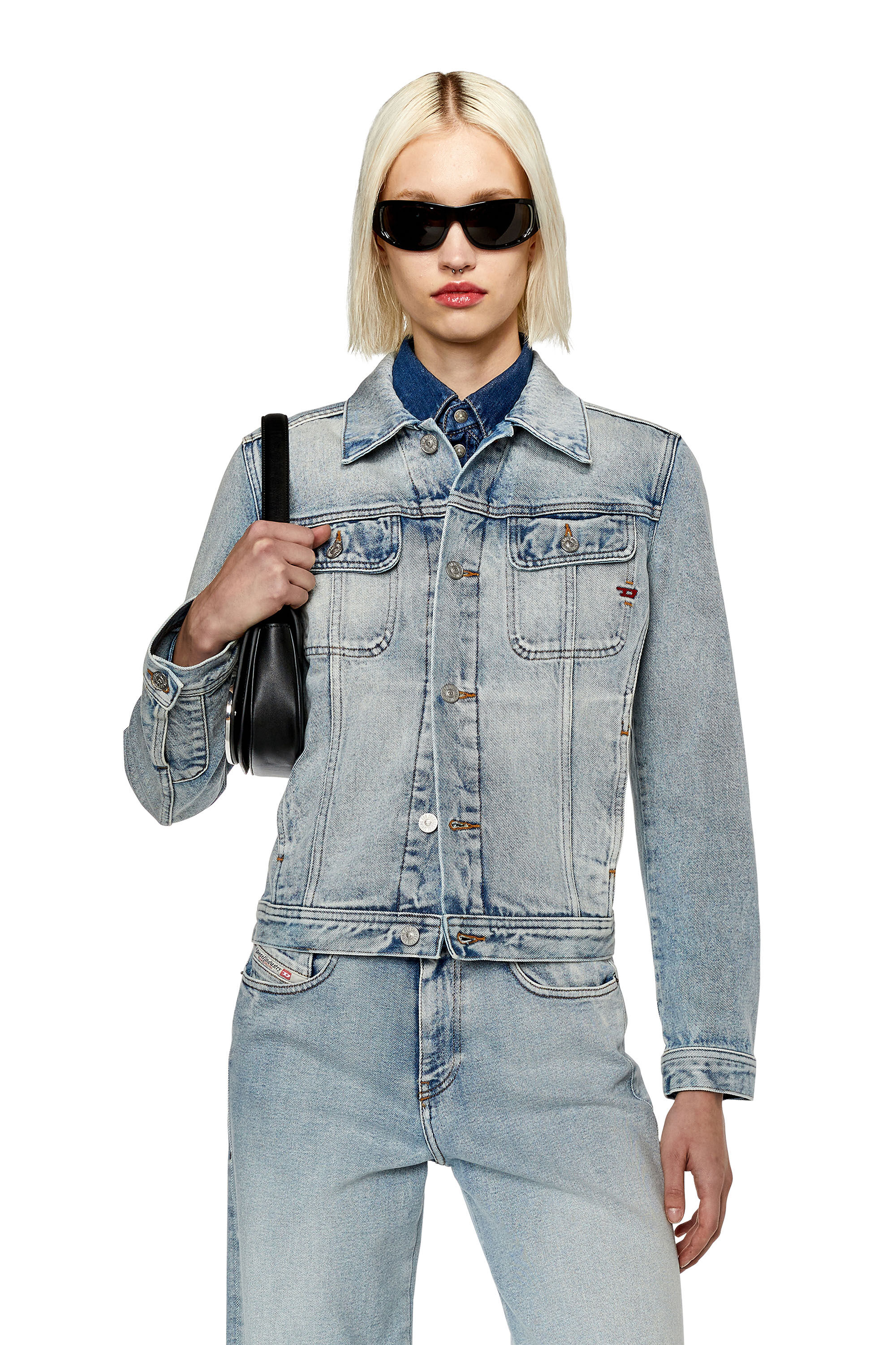 Diesel distressed denim sales jacket