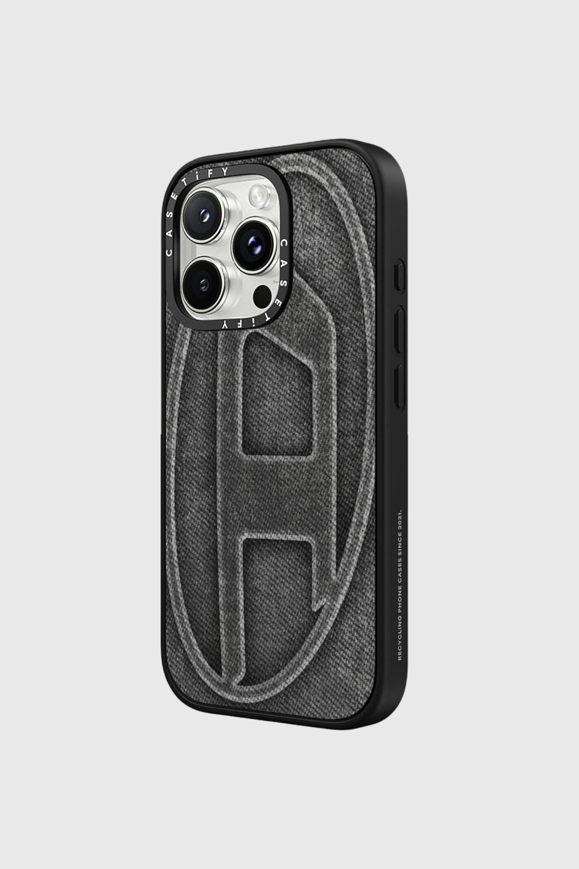 Women's Oval D impact case for iPhone 16 Pro | Black | Diesel