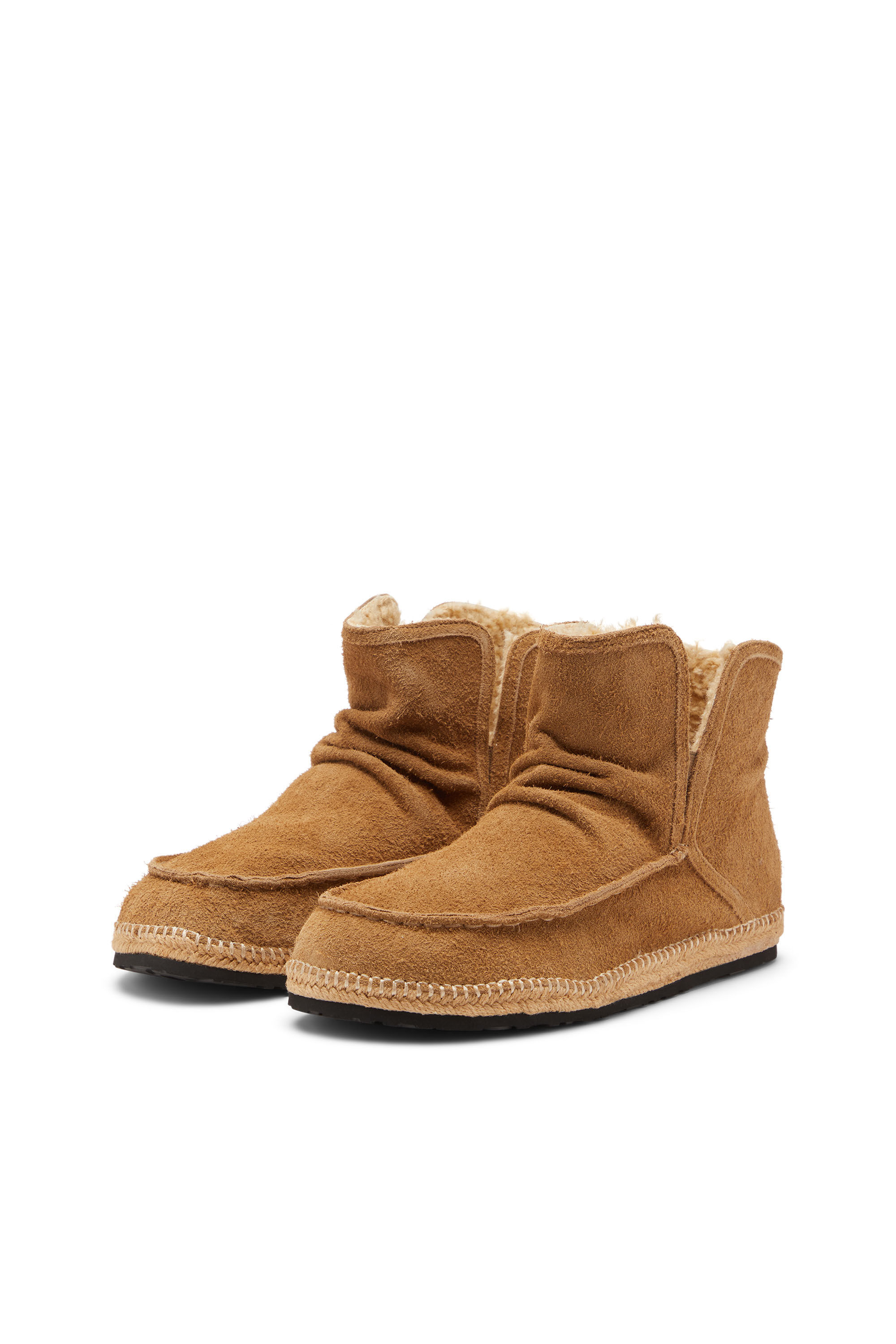 Diesel - D-LUKAS AKB, Man's D-Lukas - Leather ankle boots with internal lining in Light Brown - 8