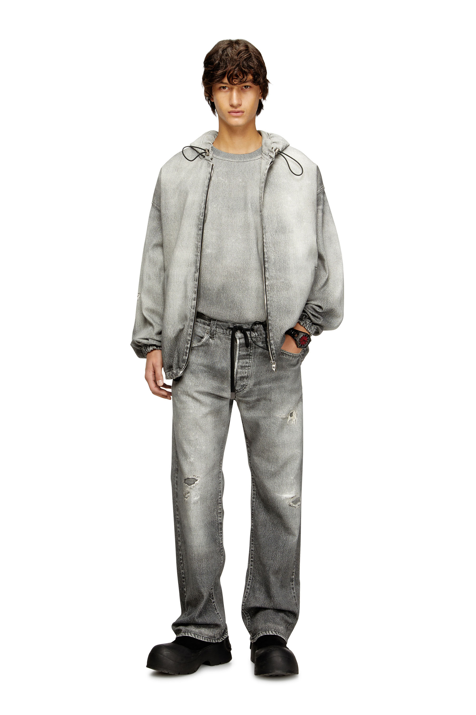 Men's Relaxed Jeans | Regular Waist 2080 D-Reel Joggjeans®Grey