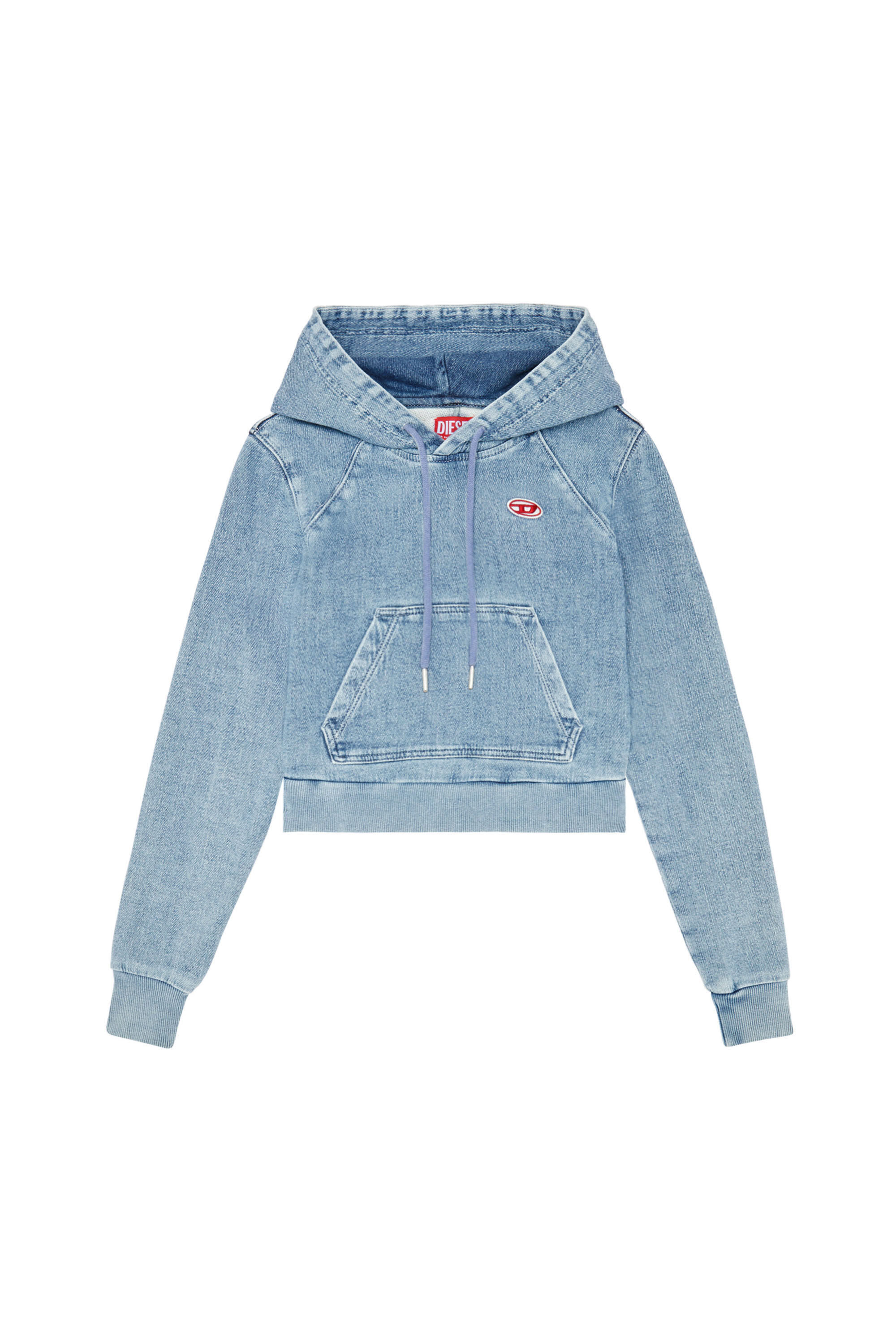 Baby blue shop cropped hoodie