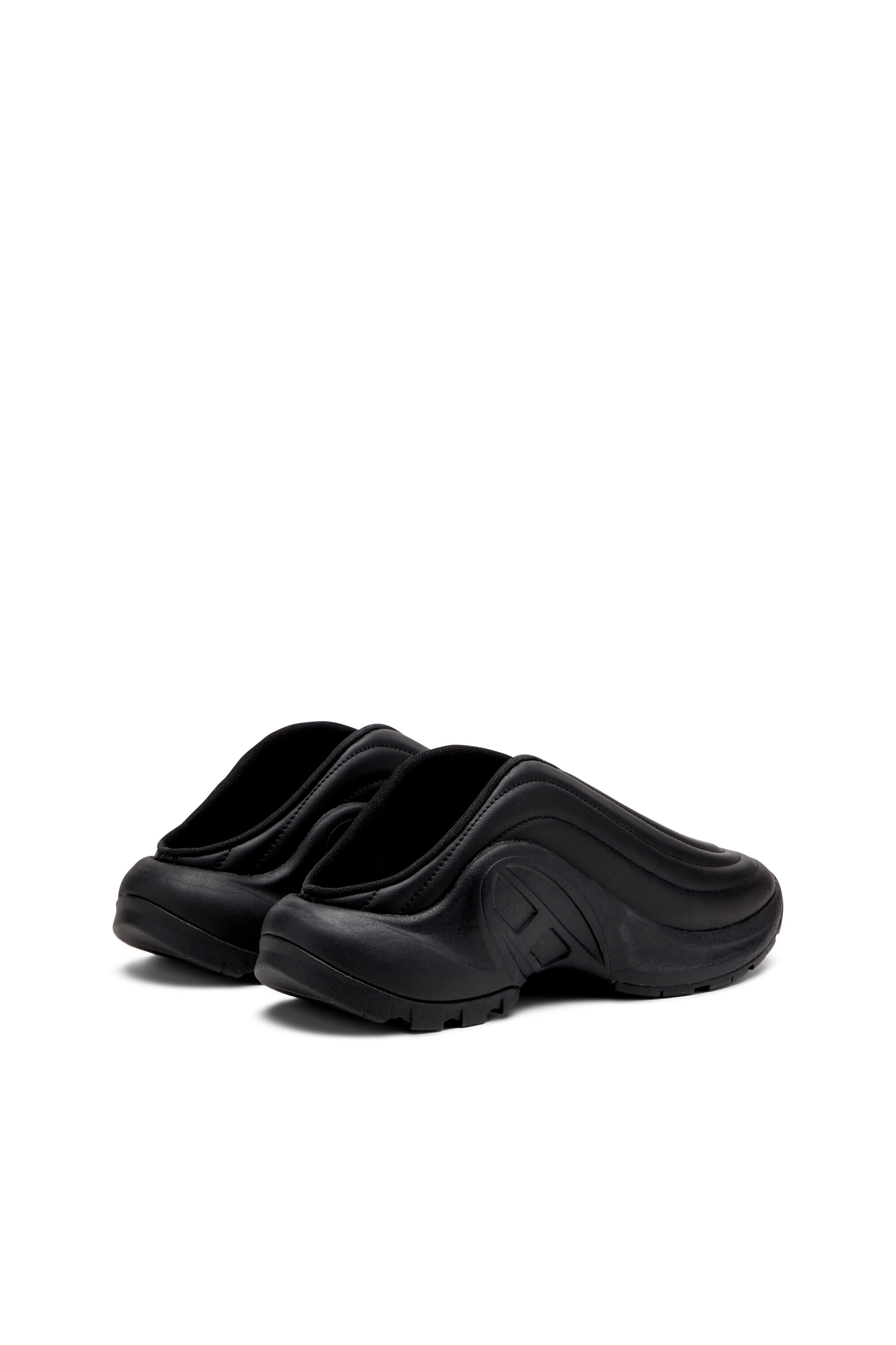 最旬ダウン Women's S-D-Runner-Matte Diesel | Black | mules 靴