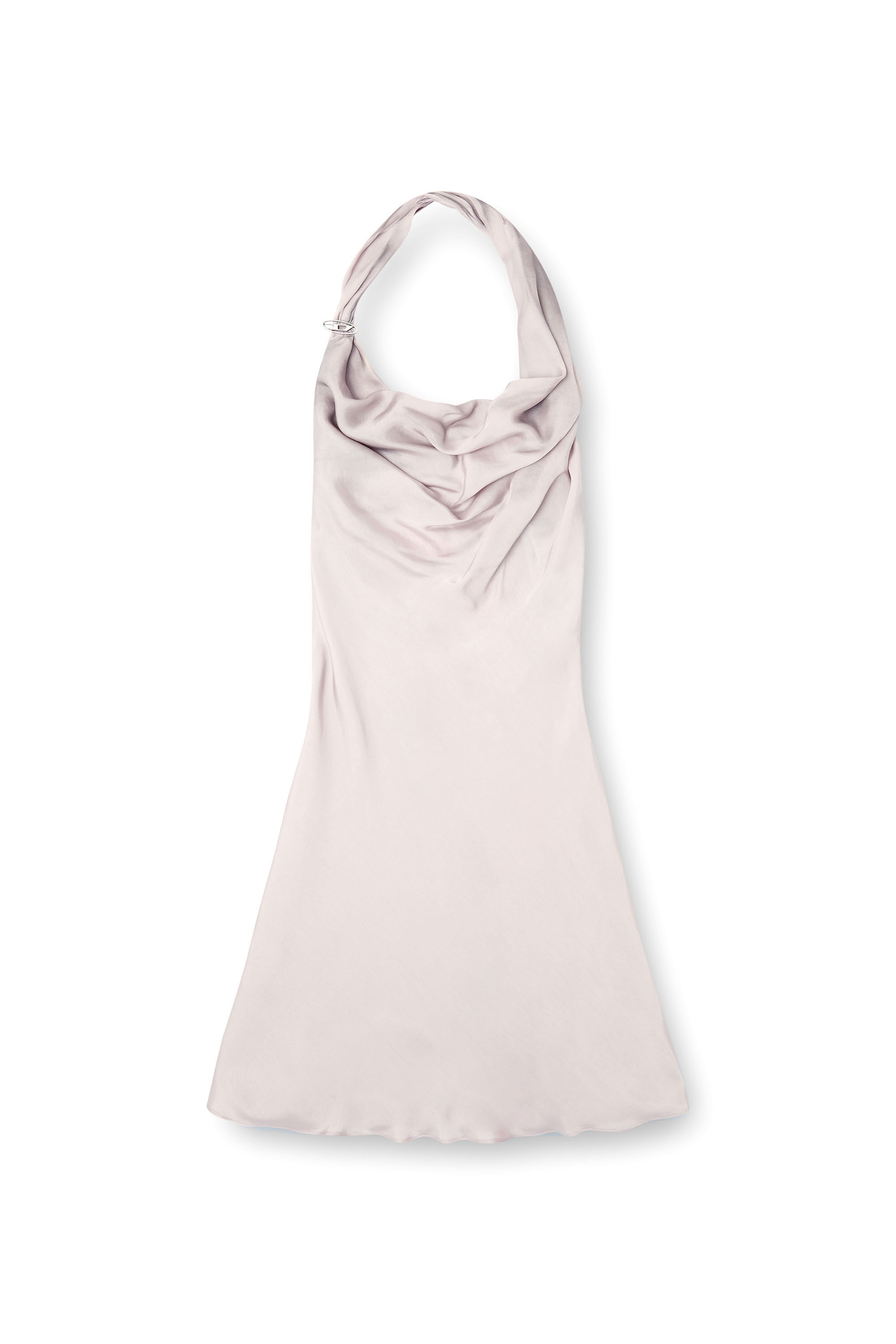 Women's Bias cut dress with asymmetrical hem | Violet | Diesel Women's Bias cut dress with asymmetrical hem | Violet | Diesel