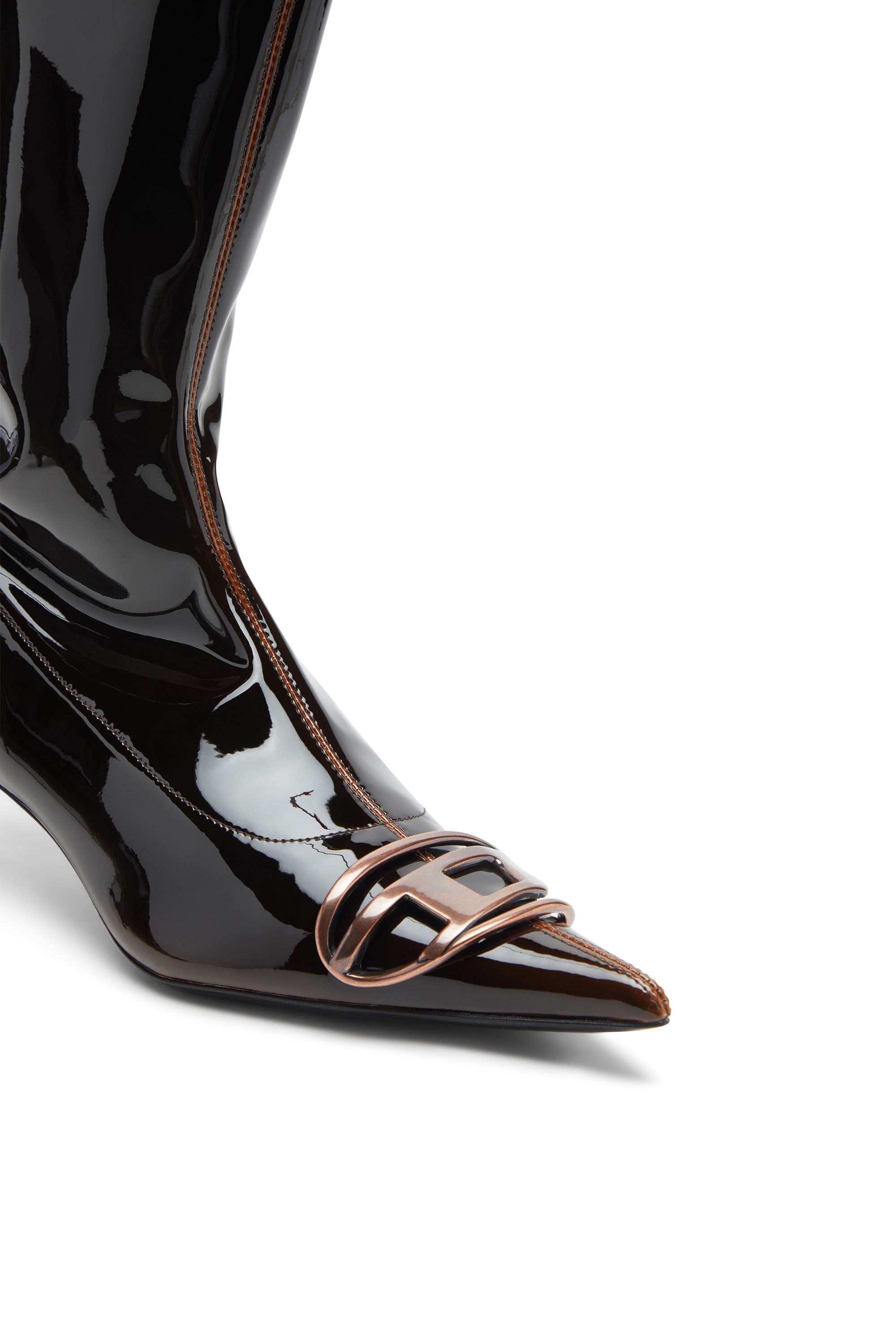 Women's D-Venus-Ankle boots in liquid PU | Multicolor | Diesel