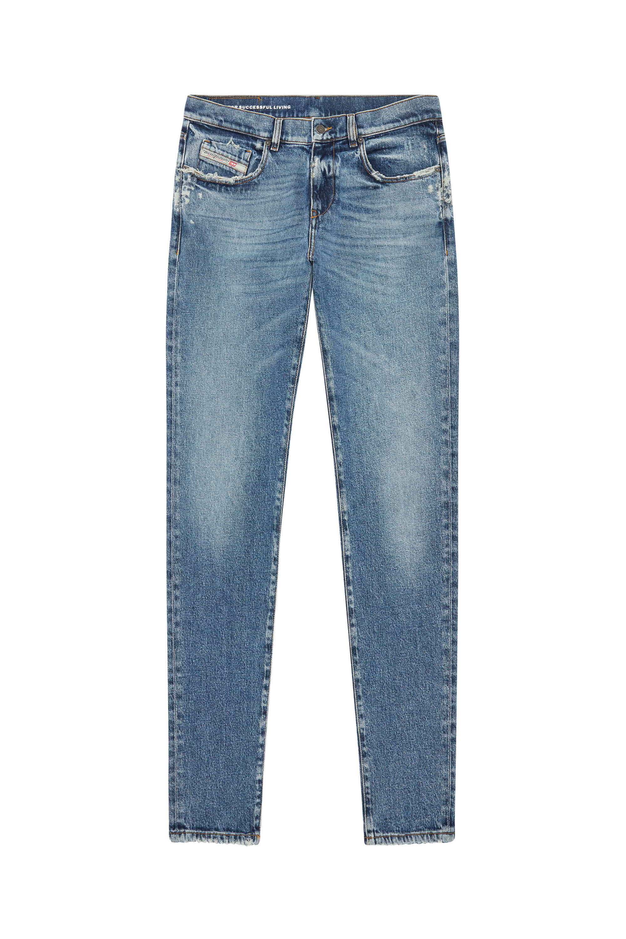 2019 D-STRUKT Man: Essential Slim Medium blue Jeans | Diesel