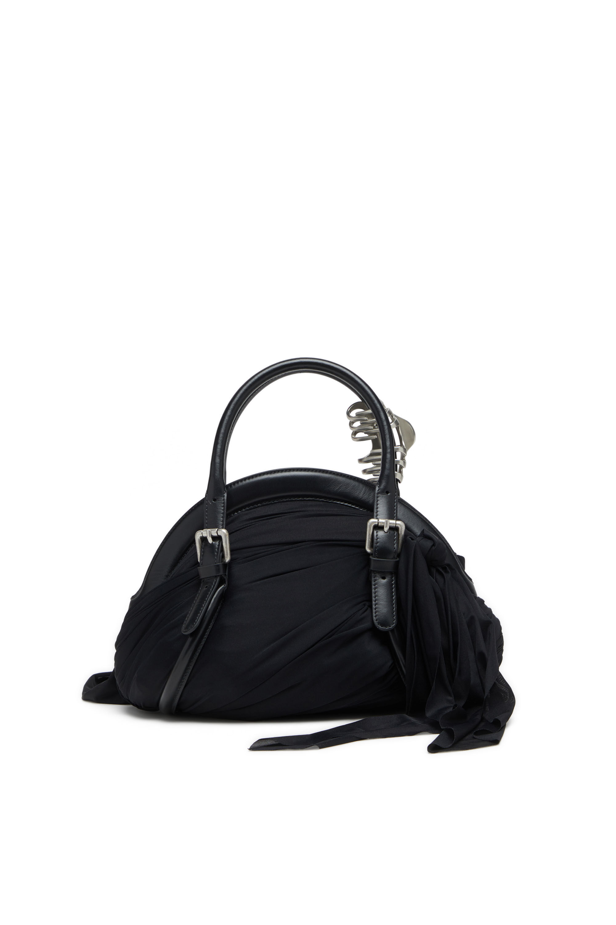 Women's Trash-D-Bandana handbag in jersey and leather | Black | Diesel