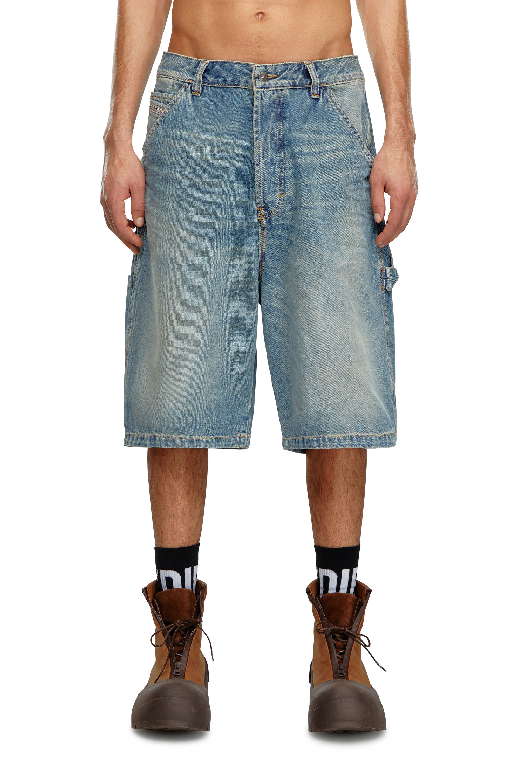 【おすすめ】 | shorts utility Denim Men's Blue Diesel | パンツ