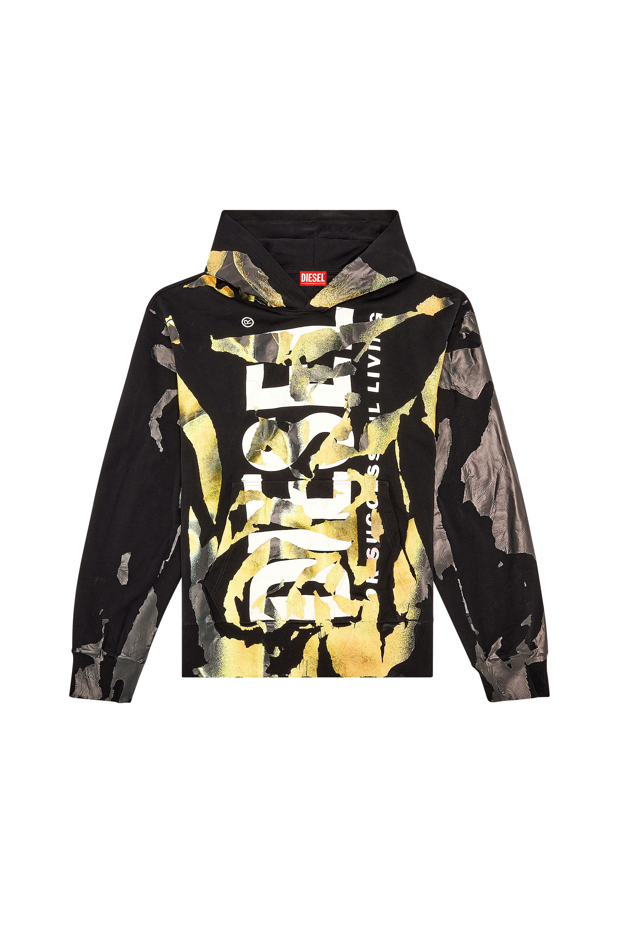 Diesel - S-MAC-HOOD-M1, Black/Orange - Image 2