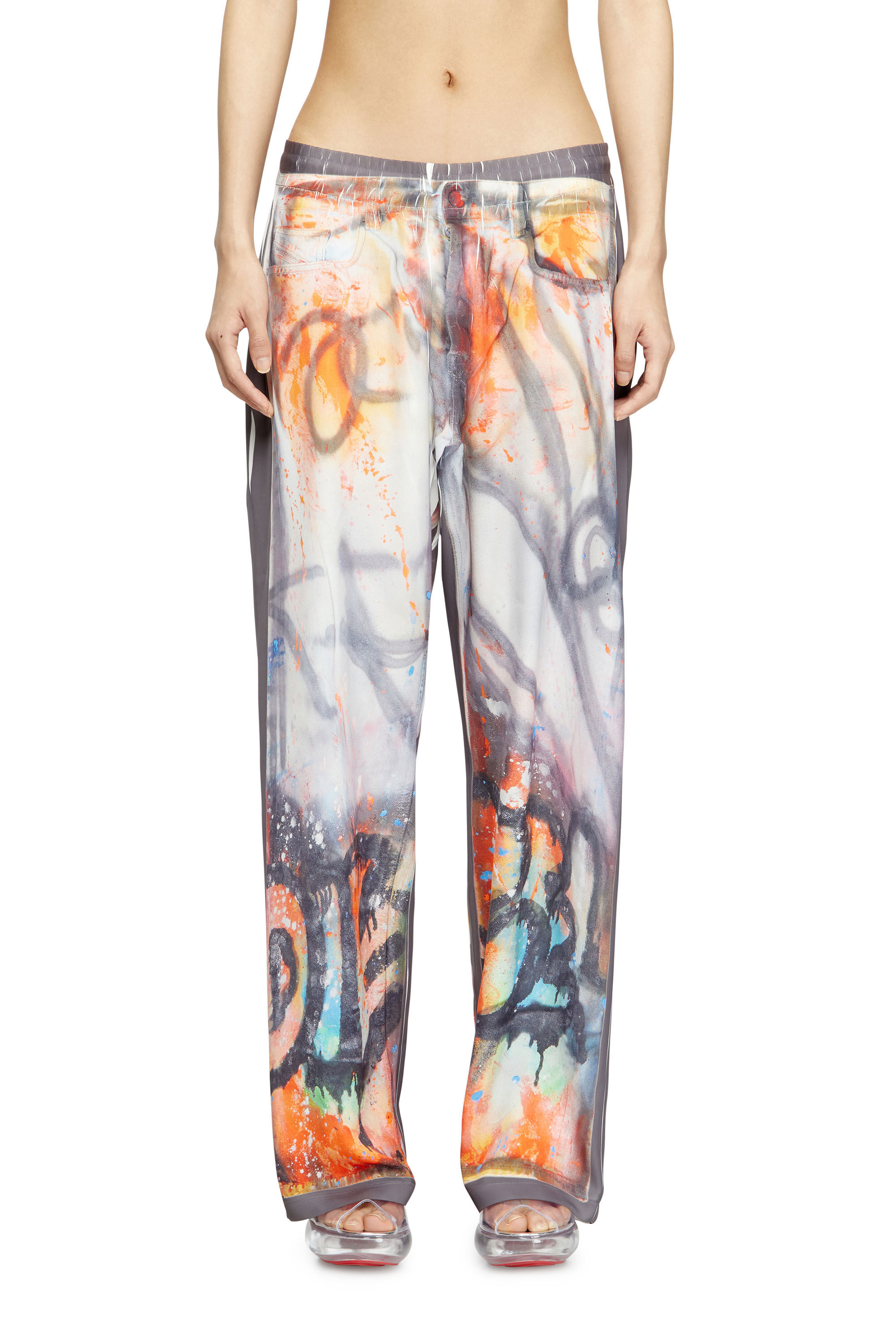 パンツ \"90's DIESEL\" Painter Design Pants HEADLIGHT Work Pants by Toyo Enterprises Men's Casual Hickory