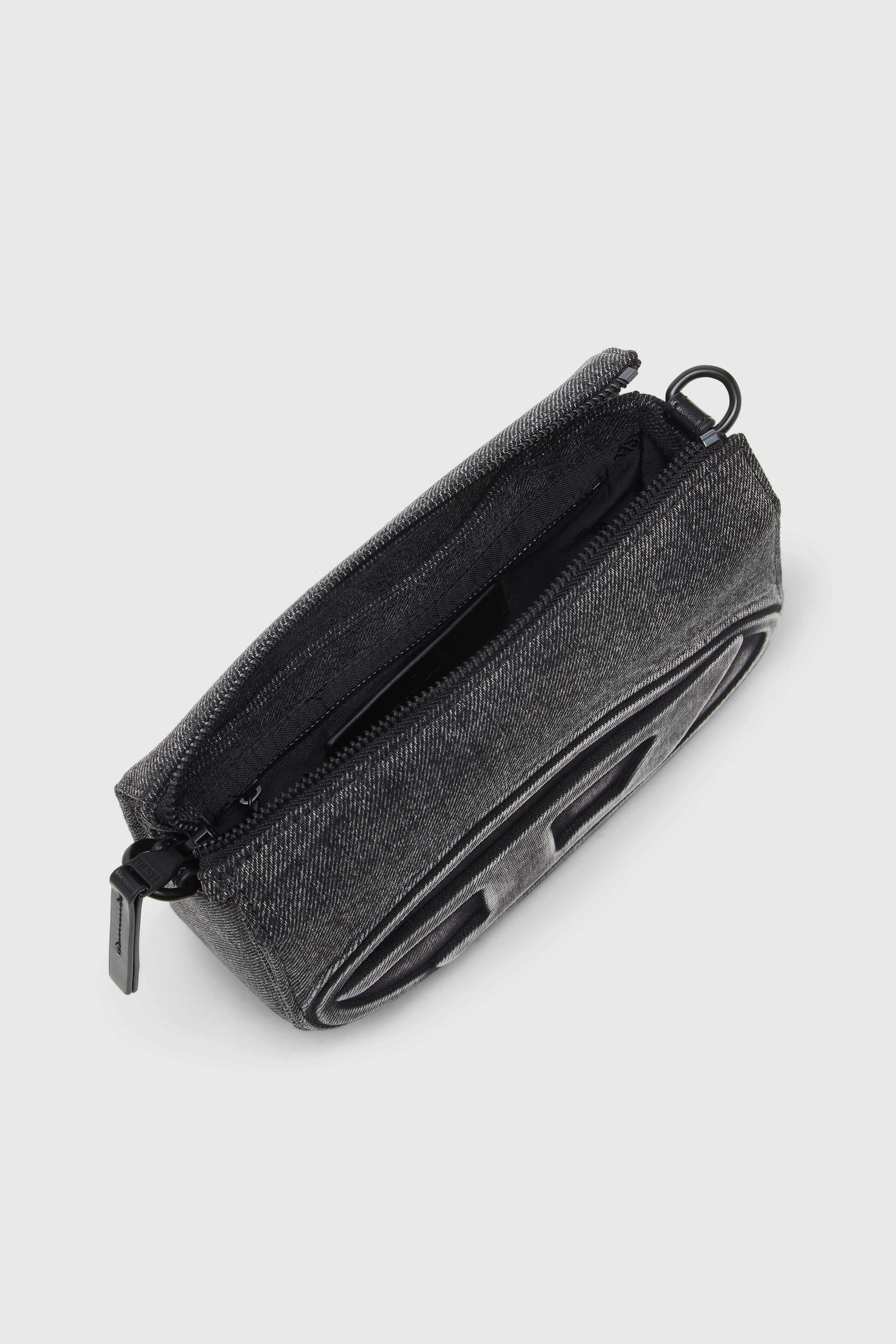 Women's 1DR-Camera bag in washed denim | Grey | Diesel {{Country}}