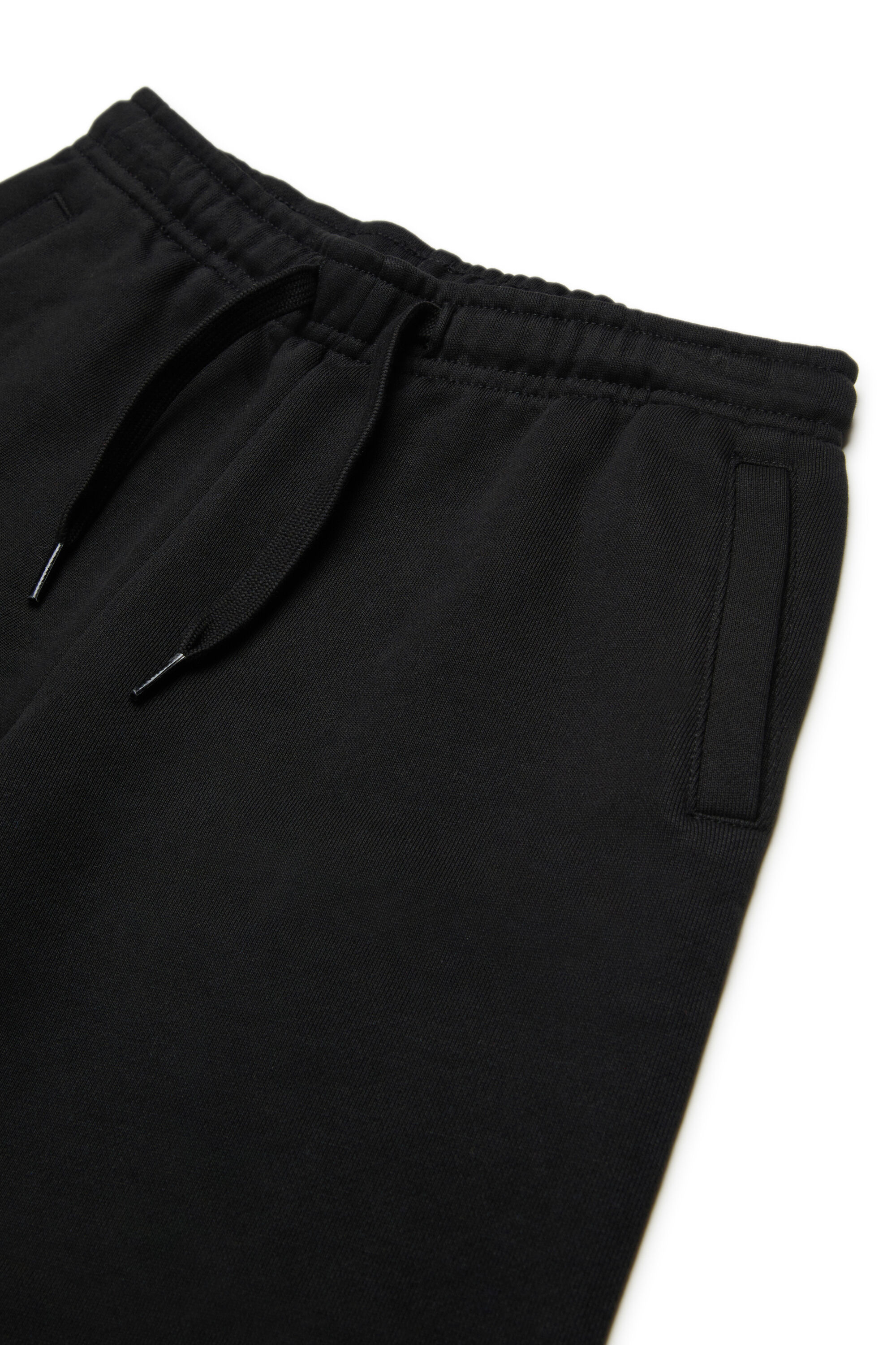 Diesel - PCIRCLE SHORT, Man's Cotton bermudas with maxi print in Black - 3