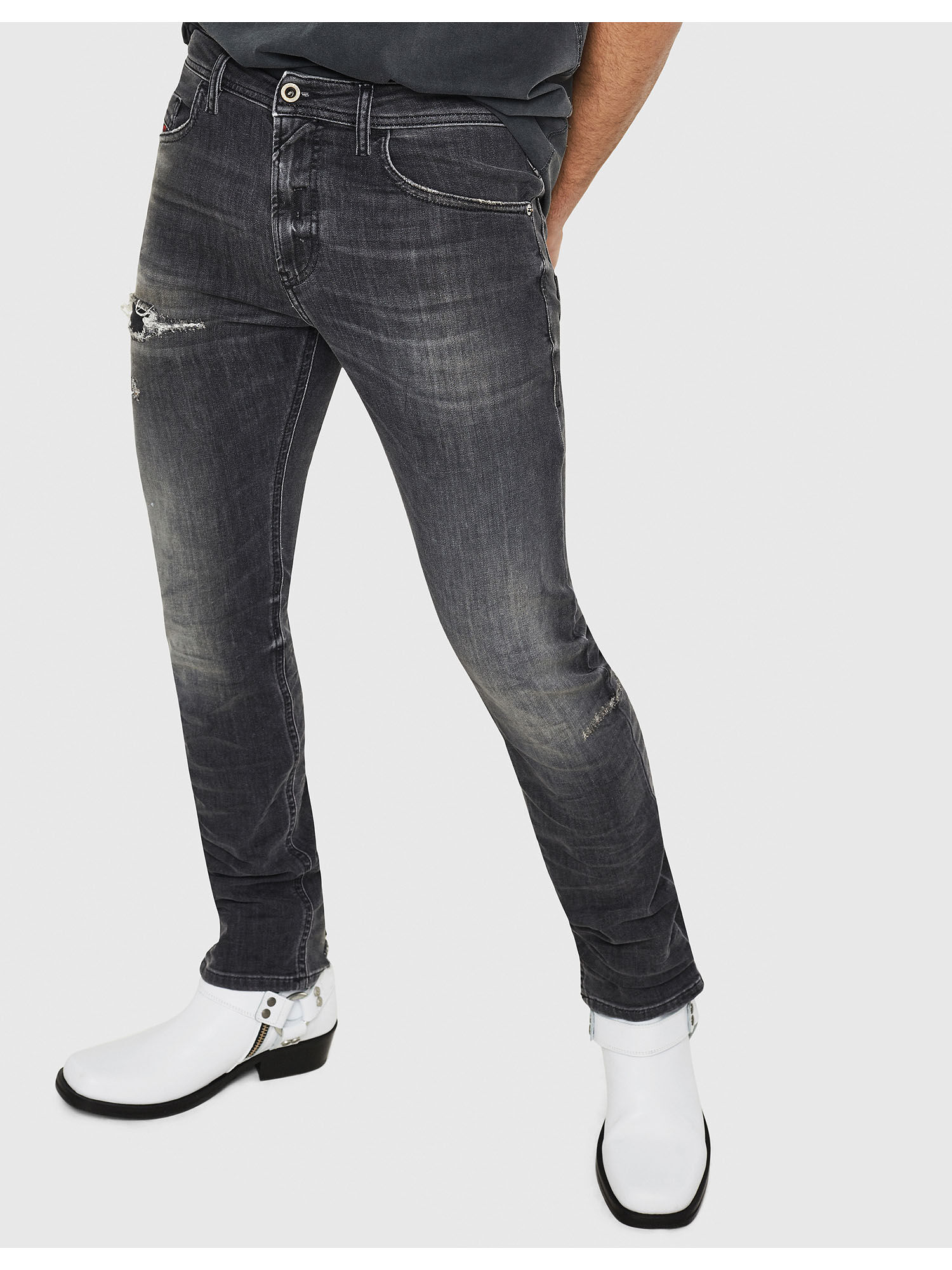 diesel thommer black jeans