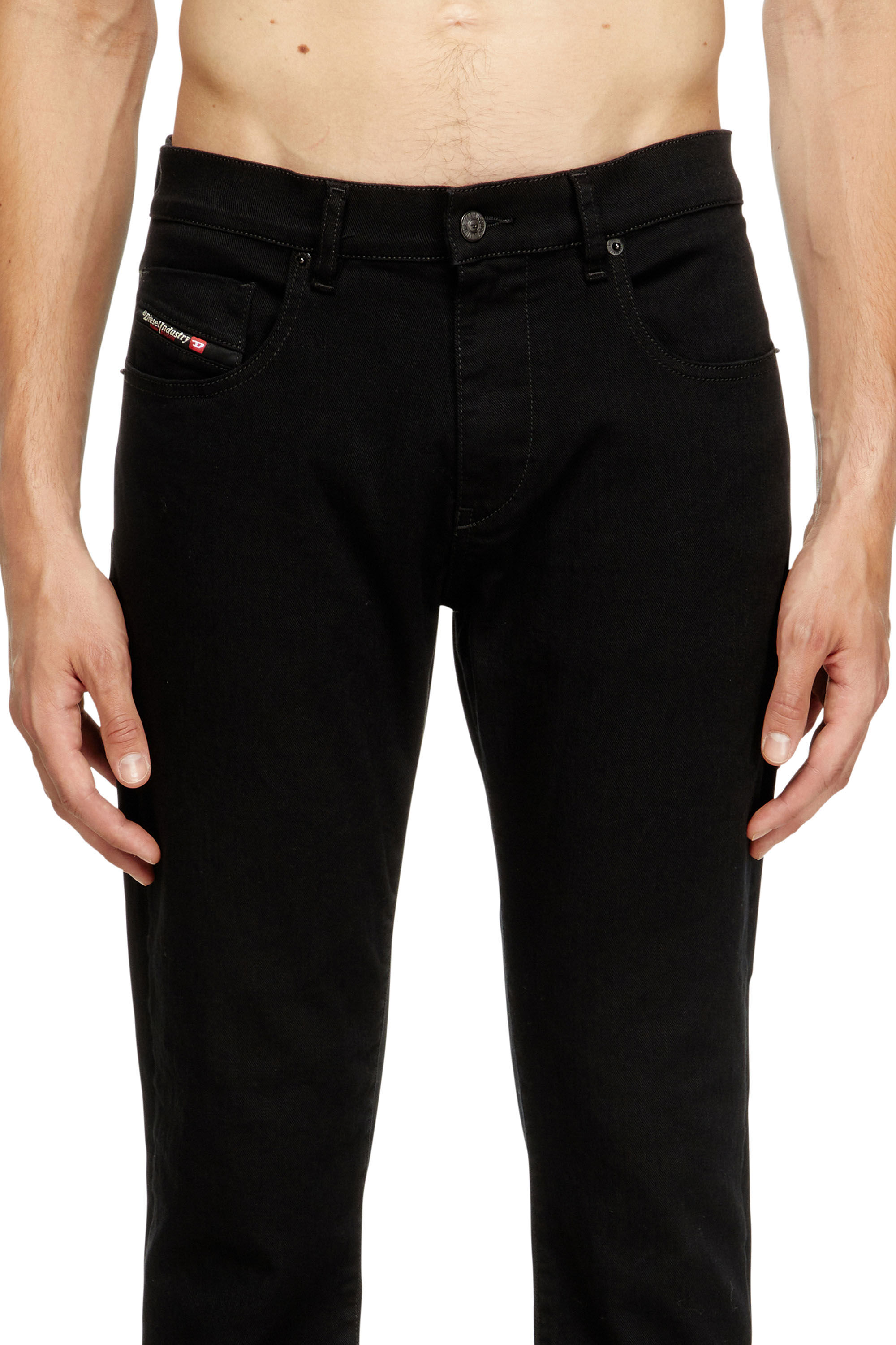 2019 D-STRUKT Man Slim fit Jeans, stretch denim | Black/Dark