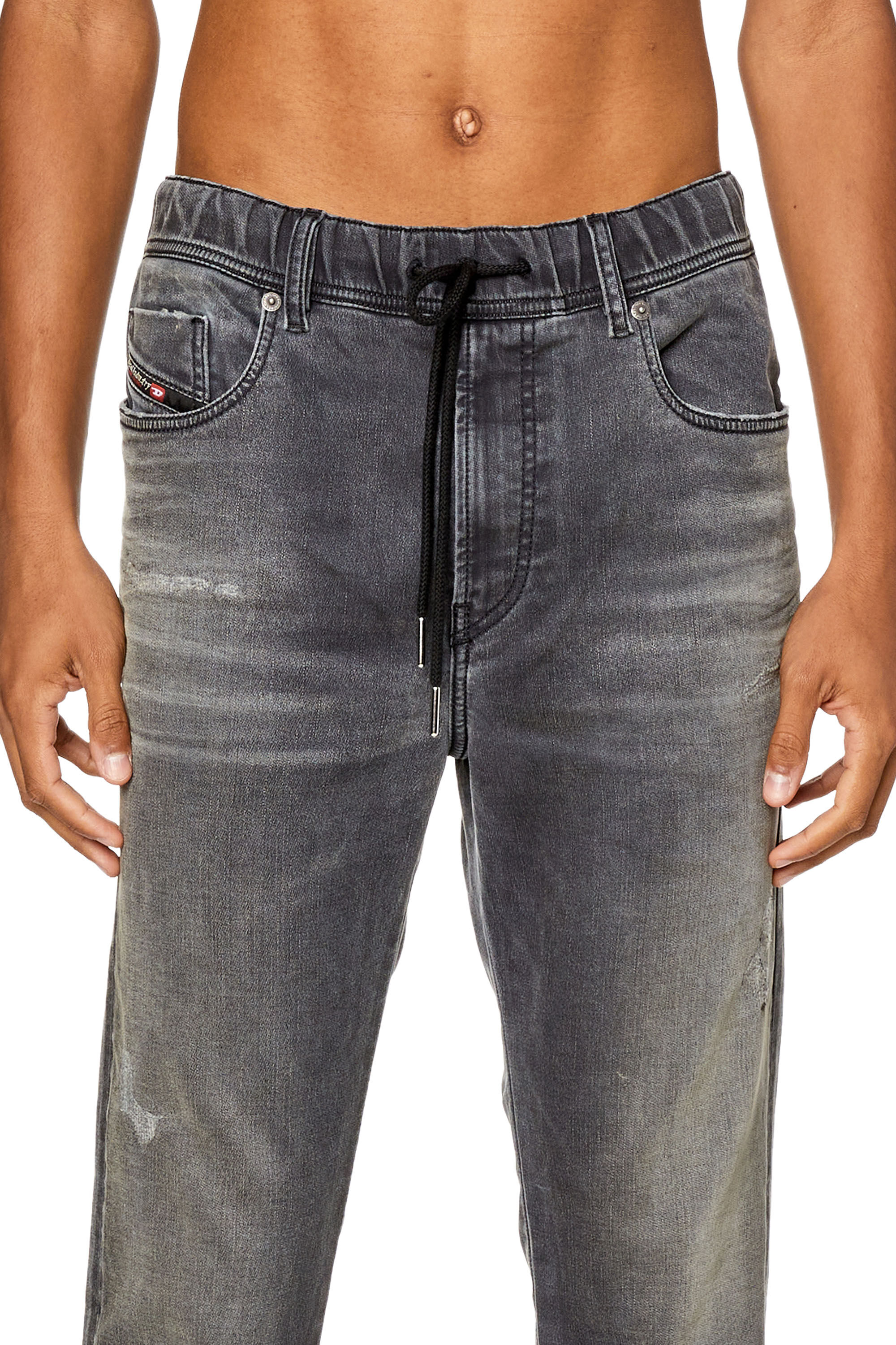 Men's Slim Jeans | Black/Dark grey | Diesel E-Spender JoggJeans®