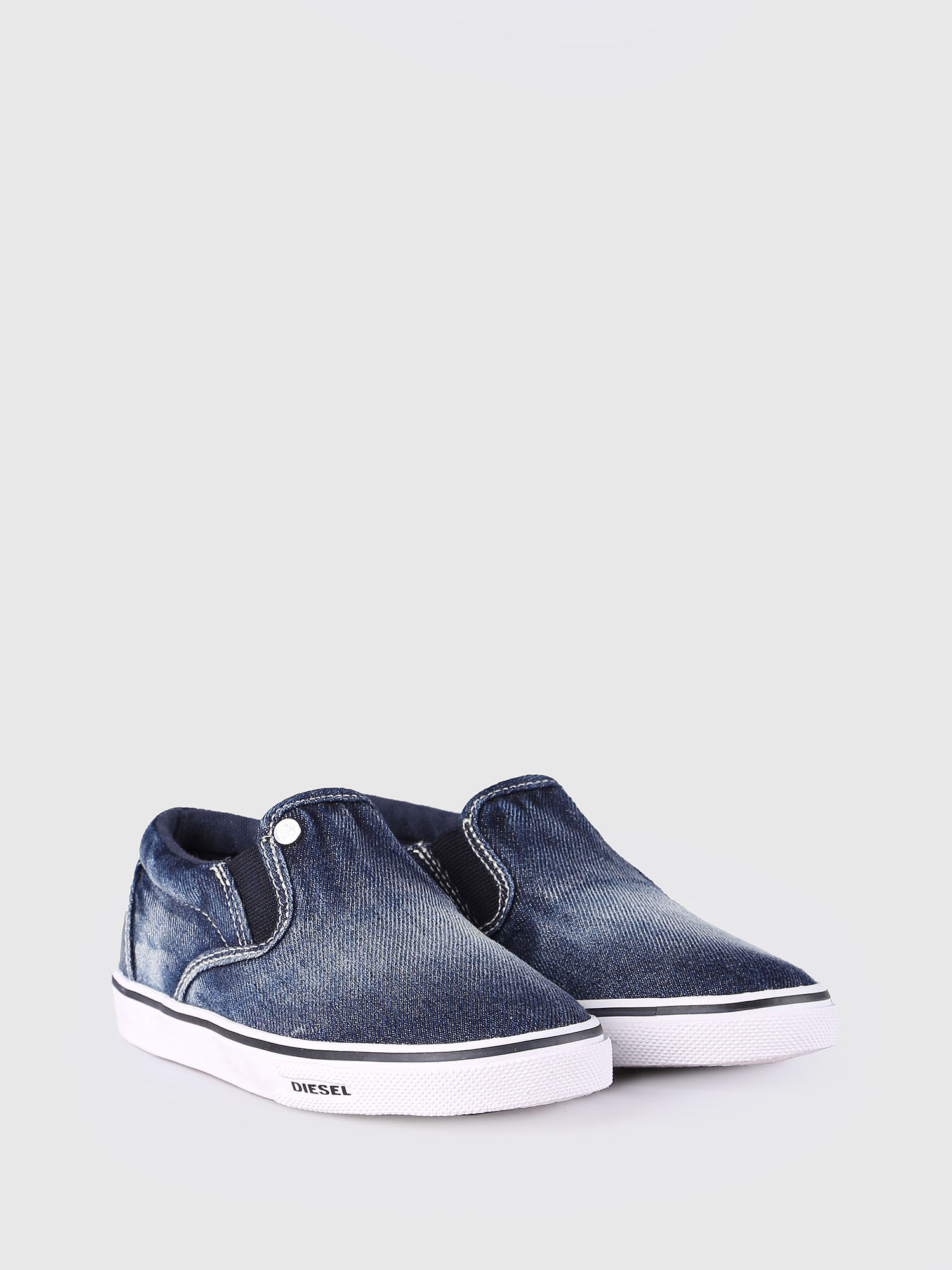 DENIM CH: Slip-on sneakers treated | Diesel